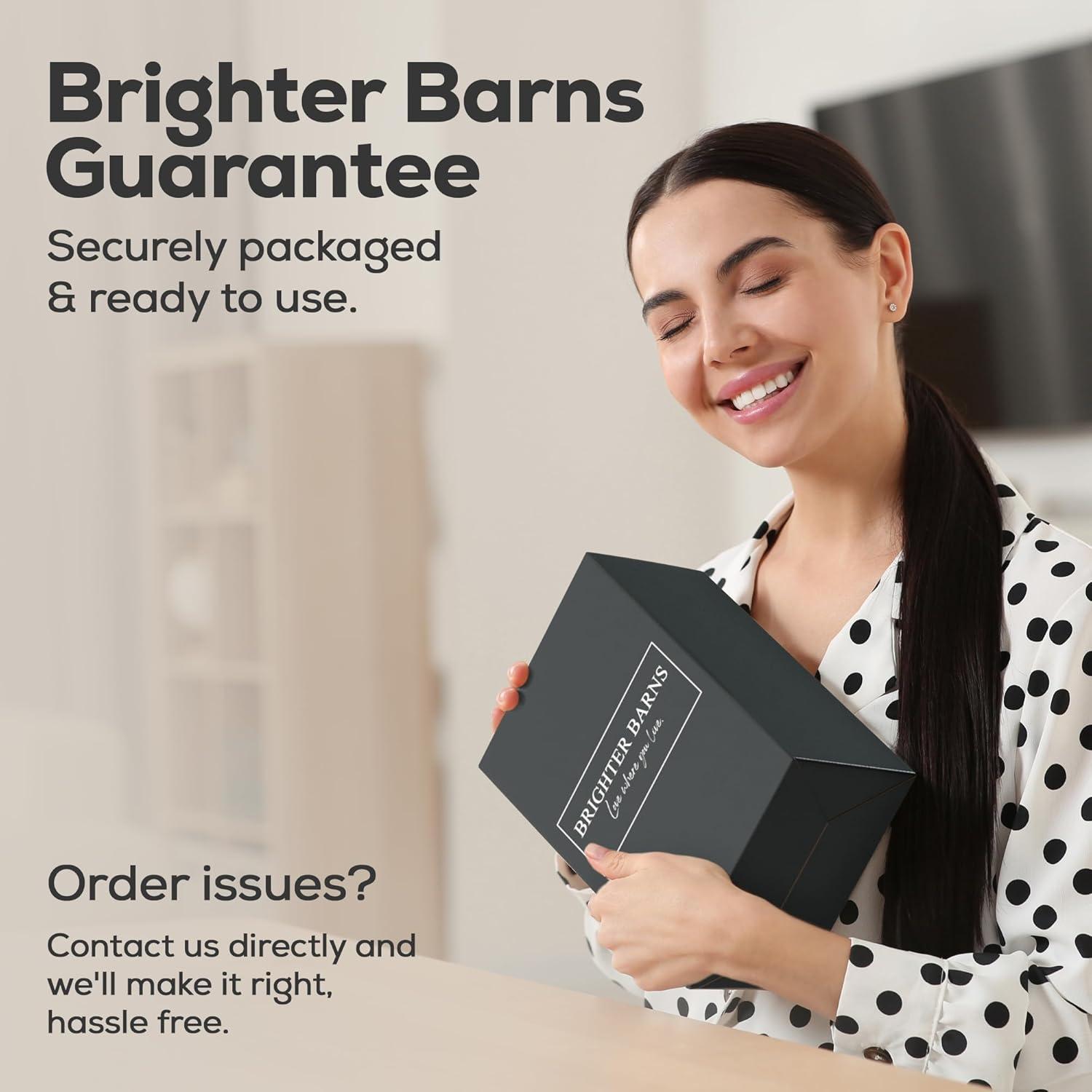 Juego dispensador de jabón y loción Brighter Barns vidrio negro