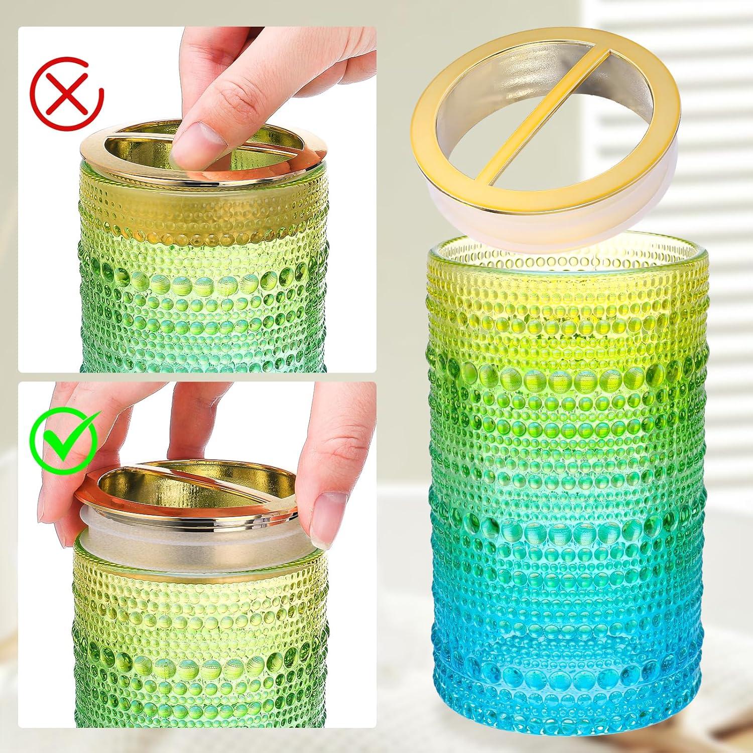 Juego de Accesorios de Baño Vidrio Gradiente Nafhone 2 Pcs