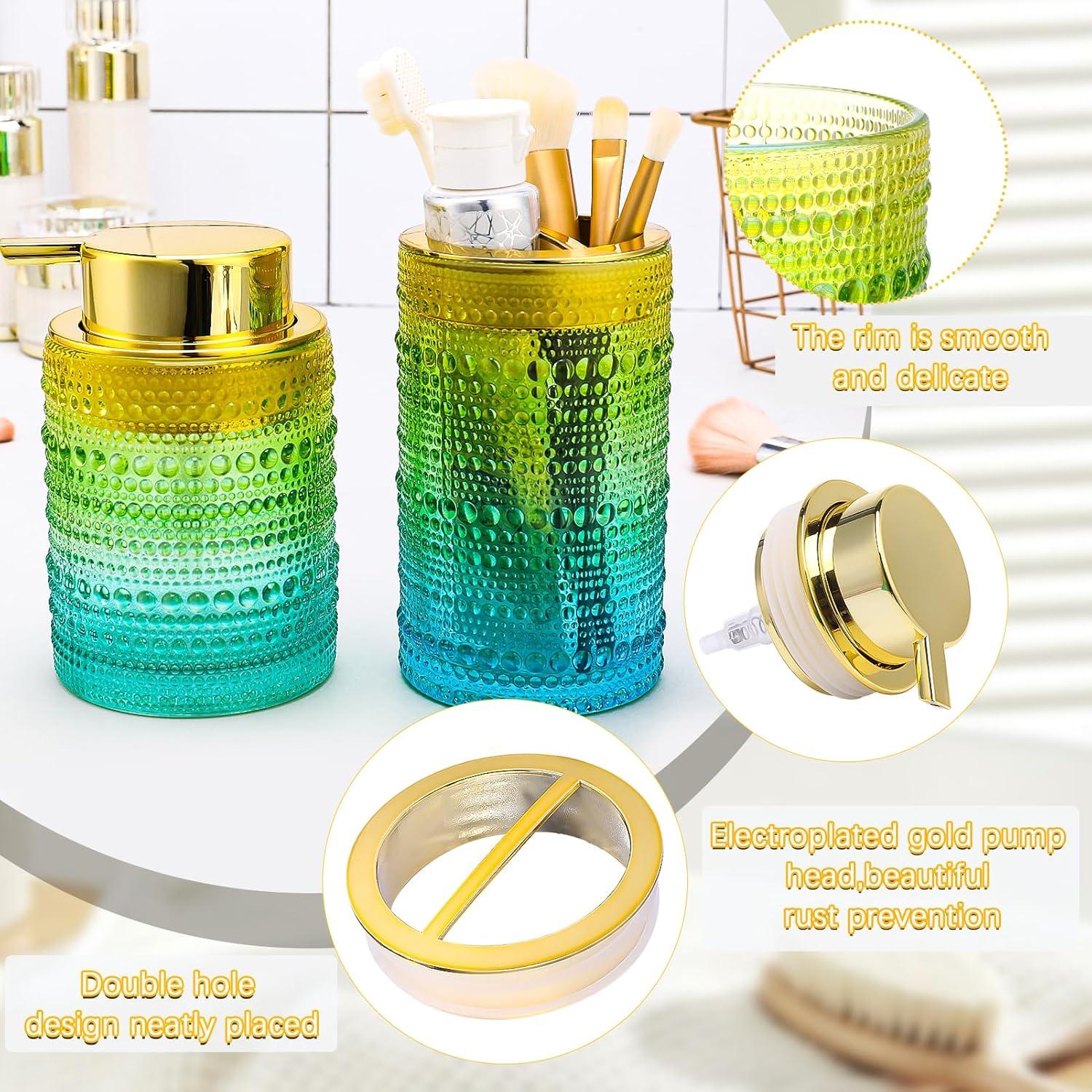 Juego de Accesorios de Baño Vidrio Gradiente Nafhone 2 Pcs