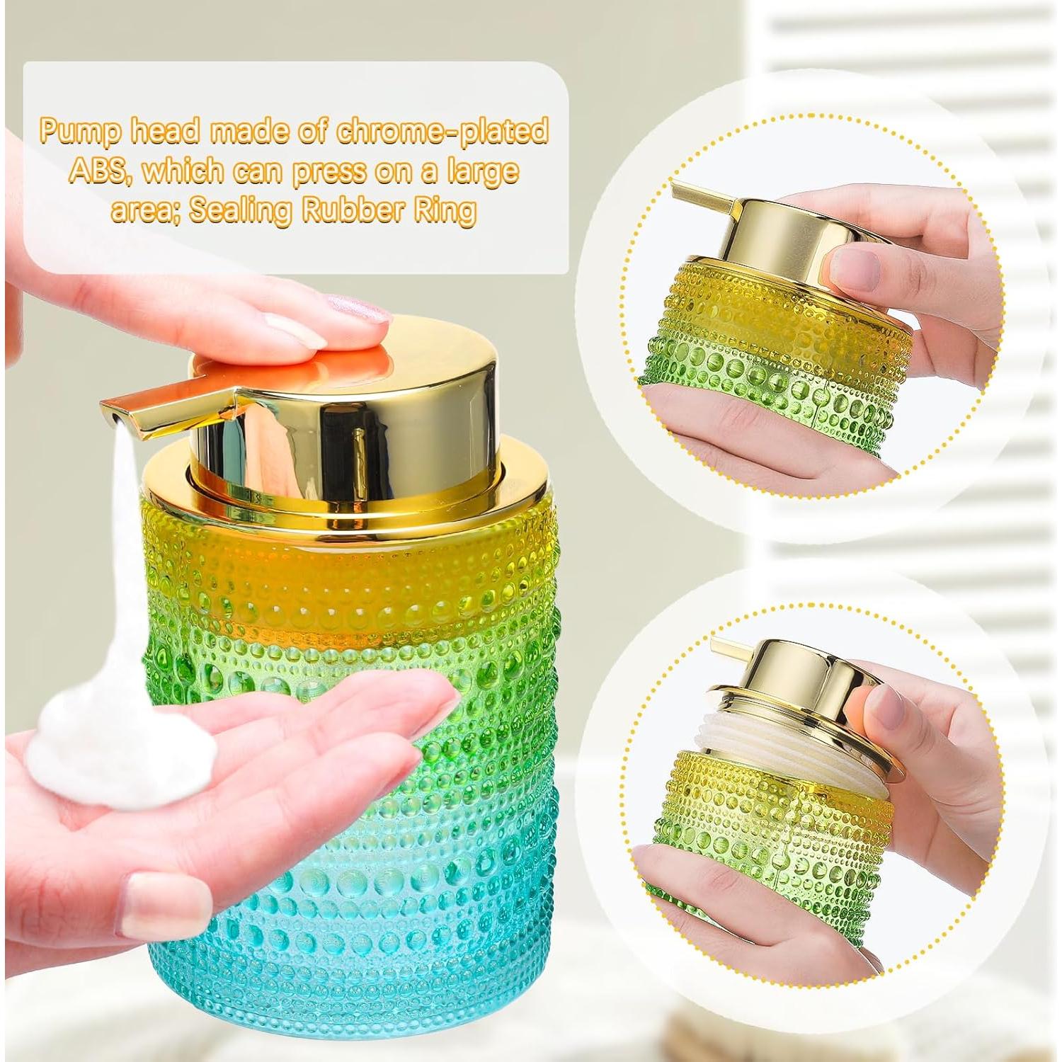 Juego de Accesorios de Baño Vidrio Gradiente Nafhone 2 Pcs