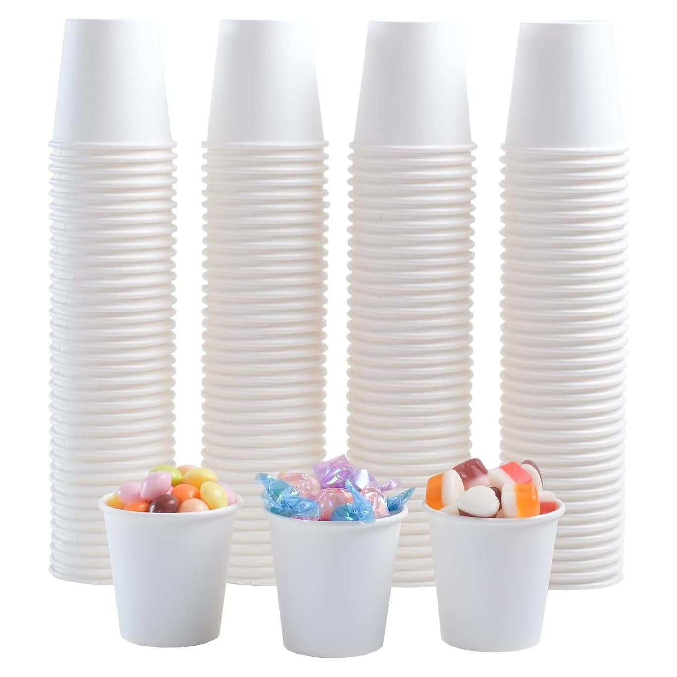 Vasos de Papel Desechables Lamosi 300 Unidades 3 oz