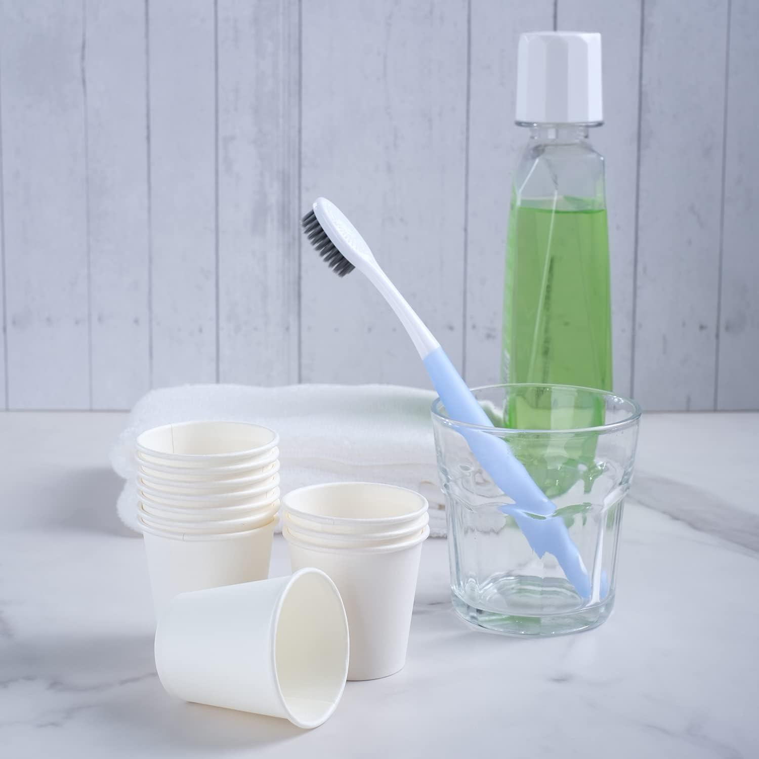 Vasos de Papel Desechables Lamosi 300 Unidades 3 oz