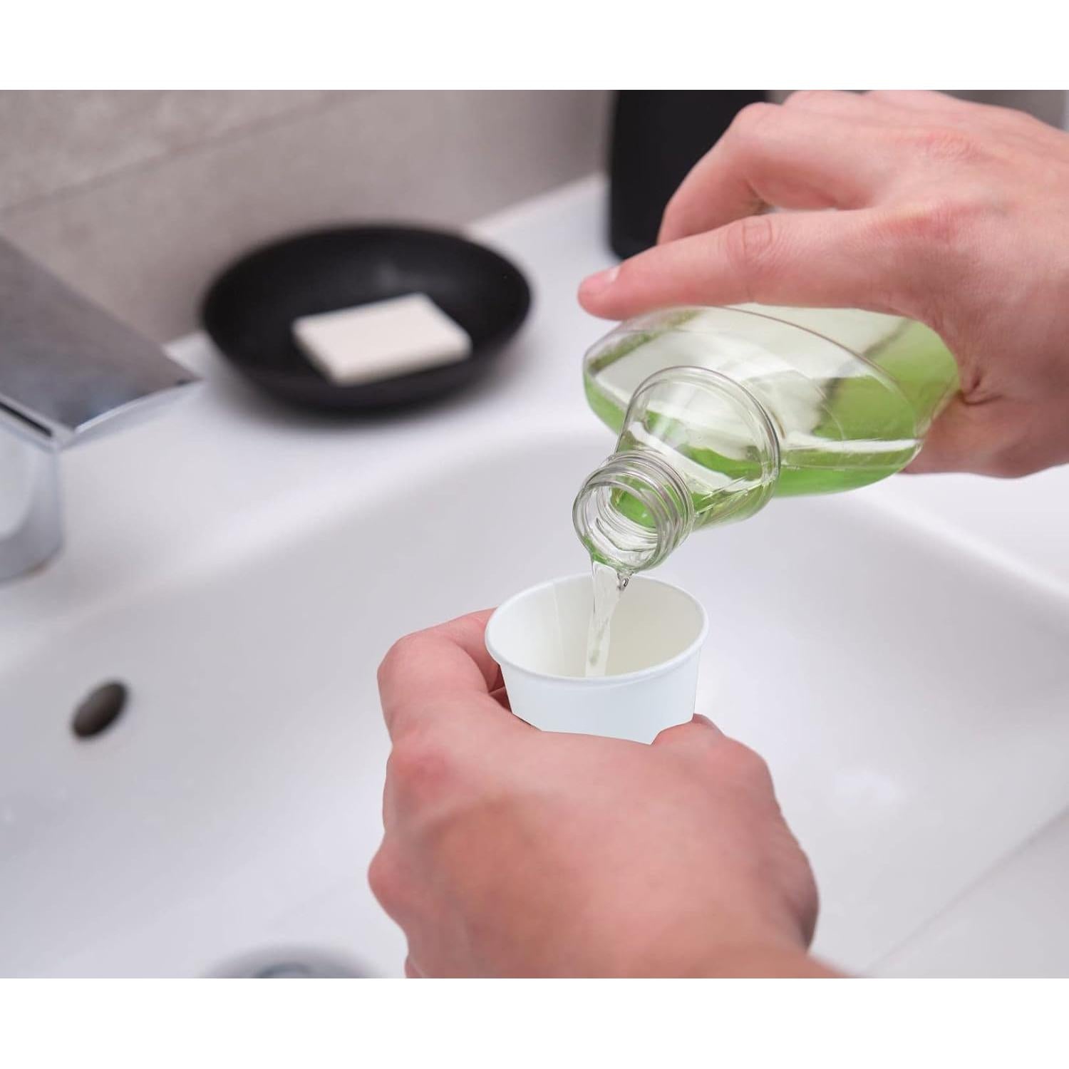 Vasos de Papel Desechables Lamosi 300 Unidades 3 oz