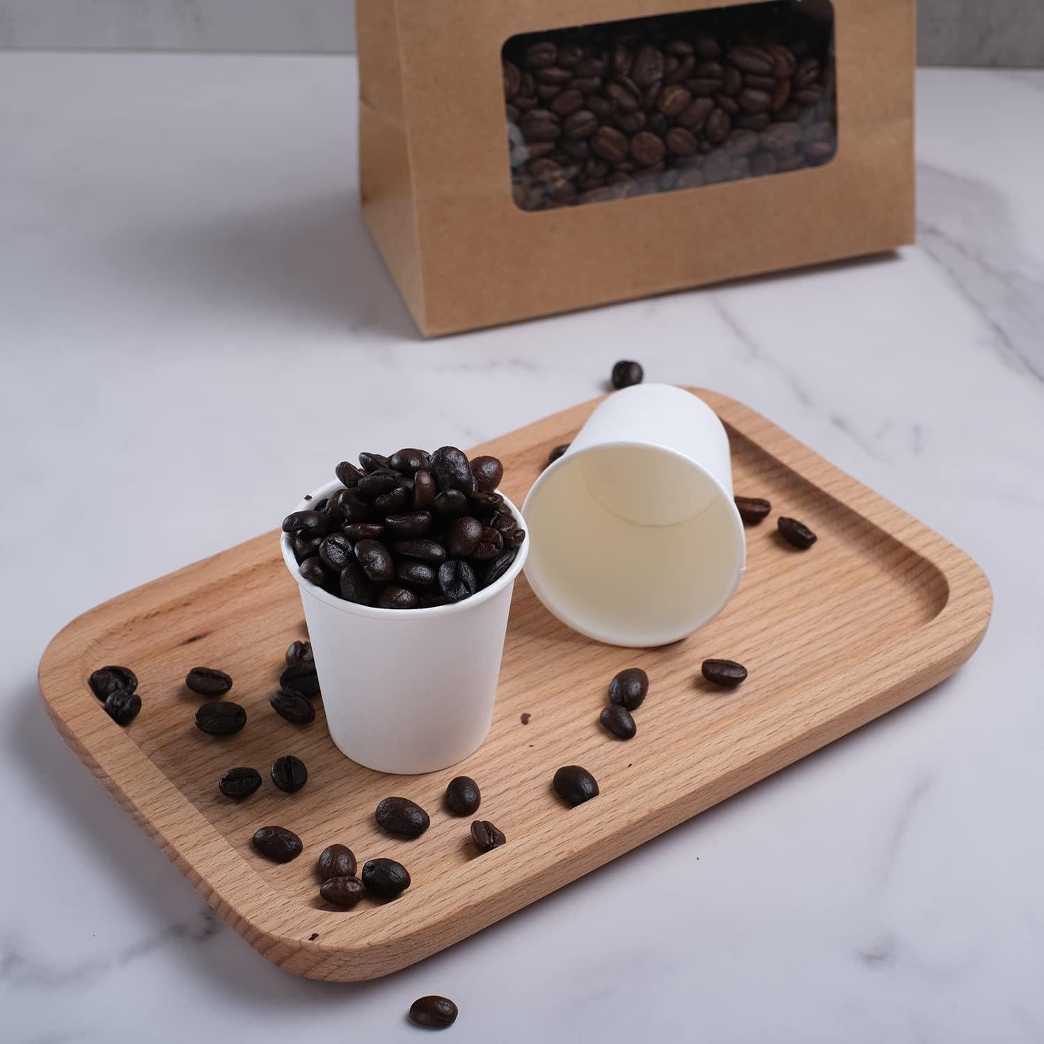 Vasos de Papel Desechables Lamosi 300 Unidades 3 oz