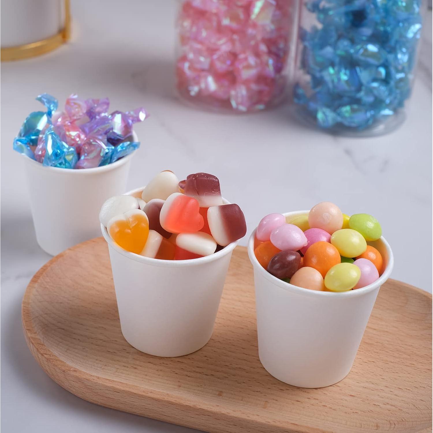 Vasos de Papel Desechables Lamosi 300 Unidades 3 oz