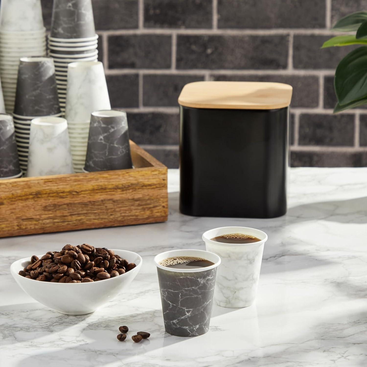 Vasos de Papel Desechables Juvale 600-Pack 3 oz Mármol