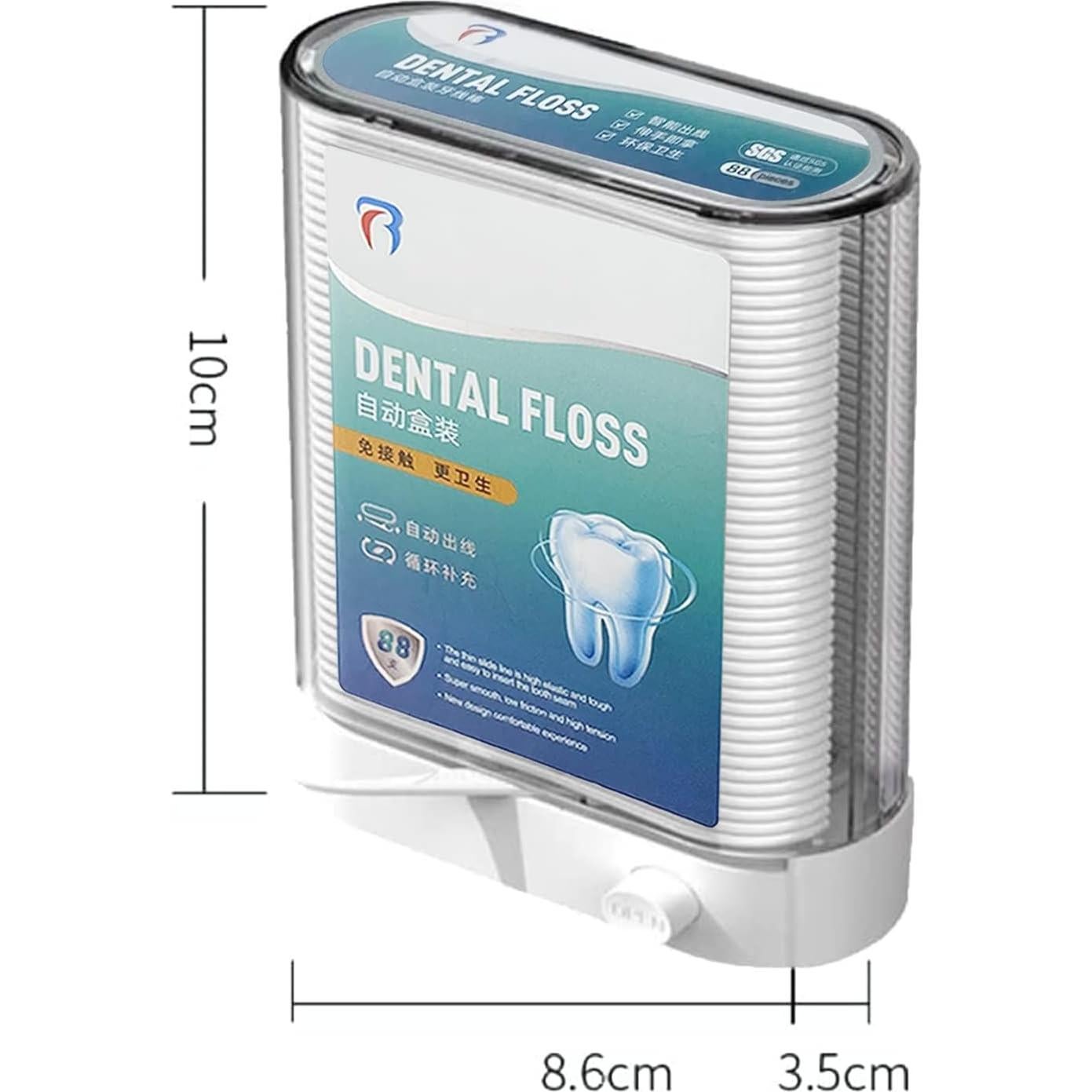 Dispensador de Hilo Dental Esimple con 88 Palillos Inodoros