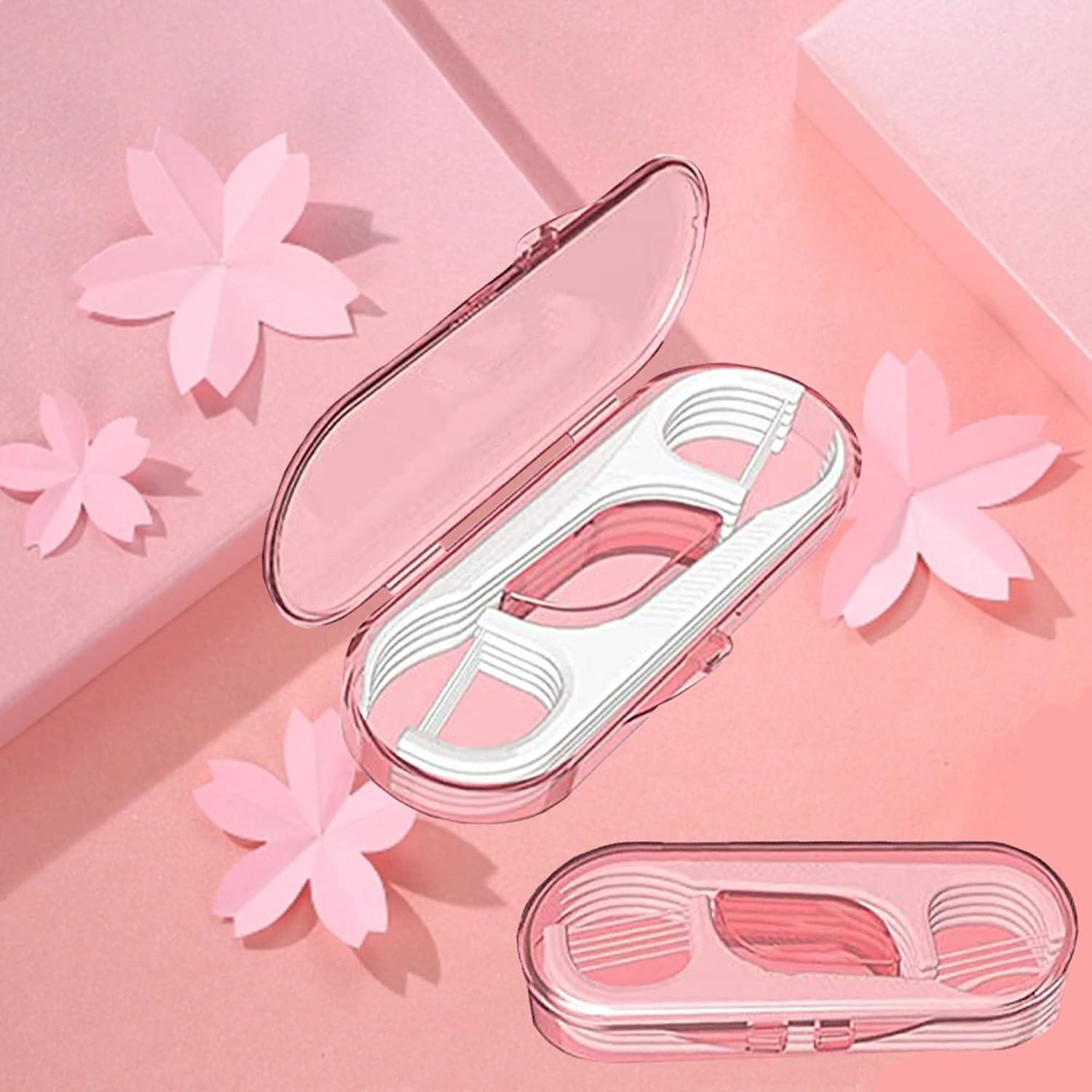 Dispensador de Hilo Dental Setaria Viridis 20 Palillos Viaje