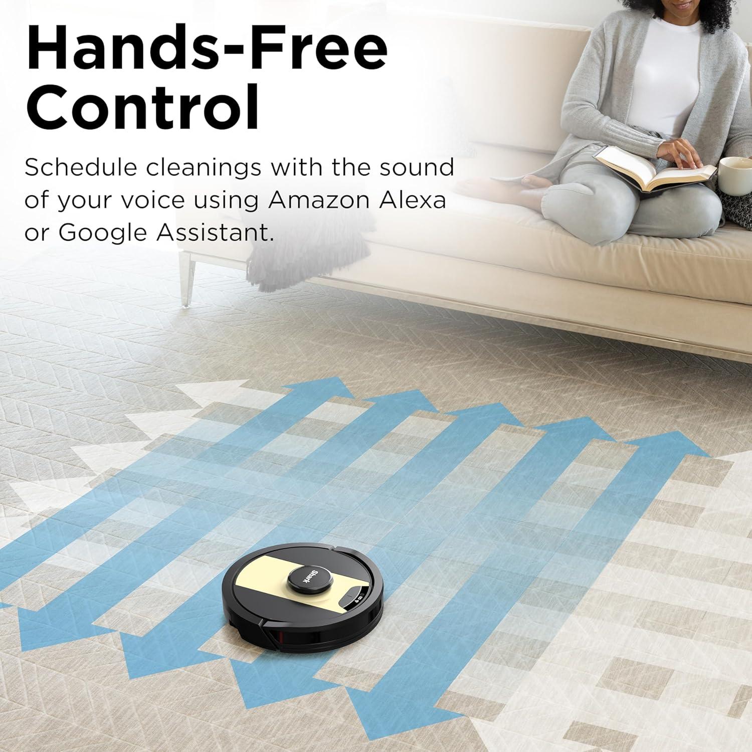 Aspiradora Robot Shark RV2410WD 2-en-1 con Mopa Sónica