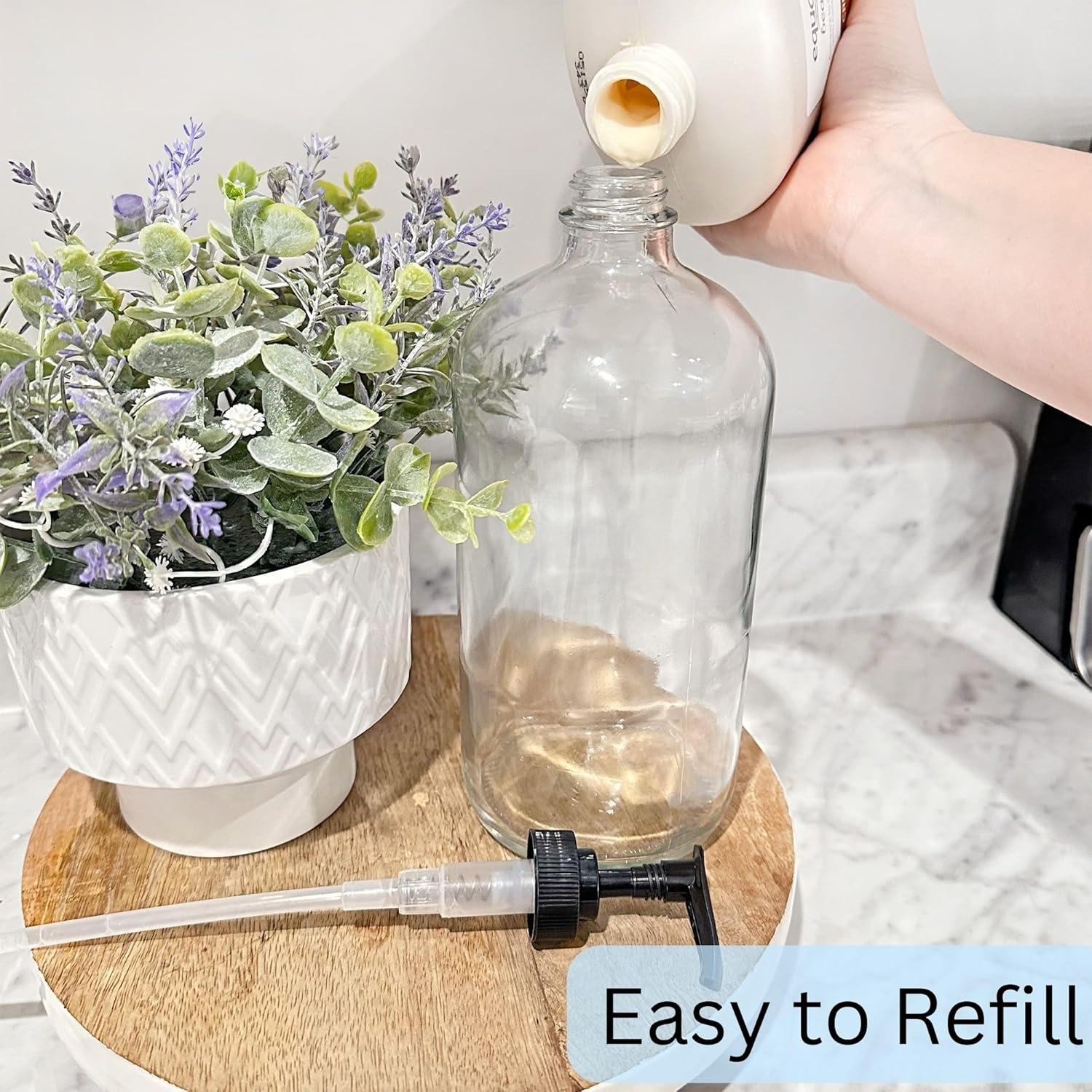 Botellas de vidrio 950 ml Cornucopia Brands - Paquete de 2