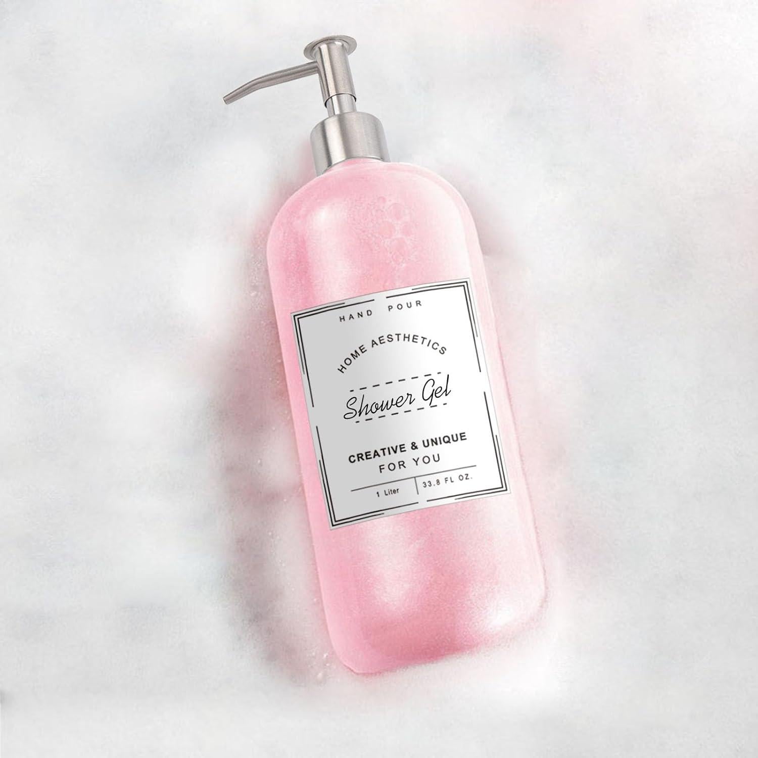 Botellas dispensadoras recargables Unalilia 1L 2pack con bomba