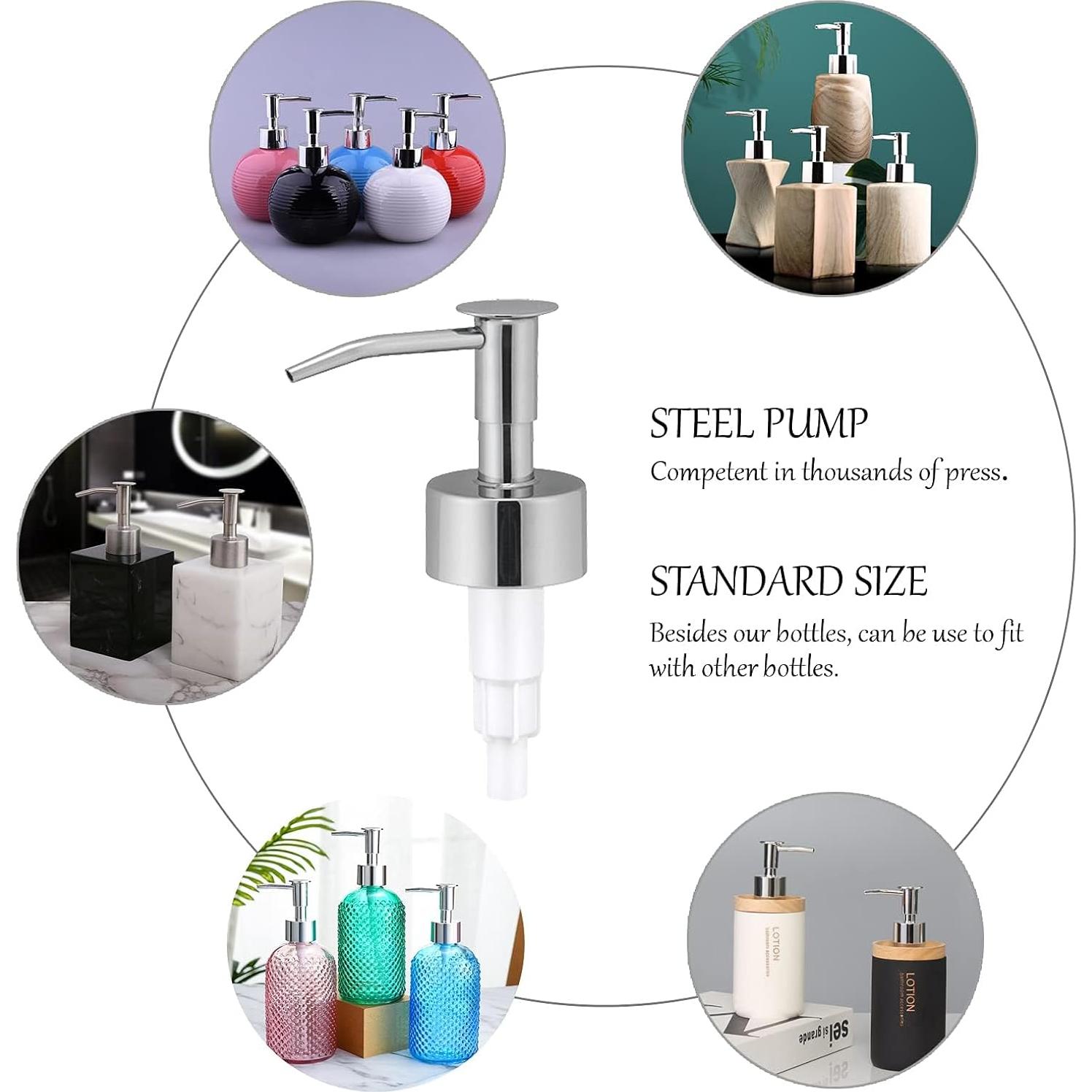 Botellas dispensadoras recargables Unalilia 1L 2pack con bomba