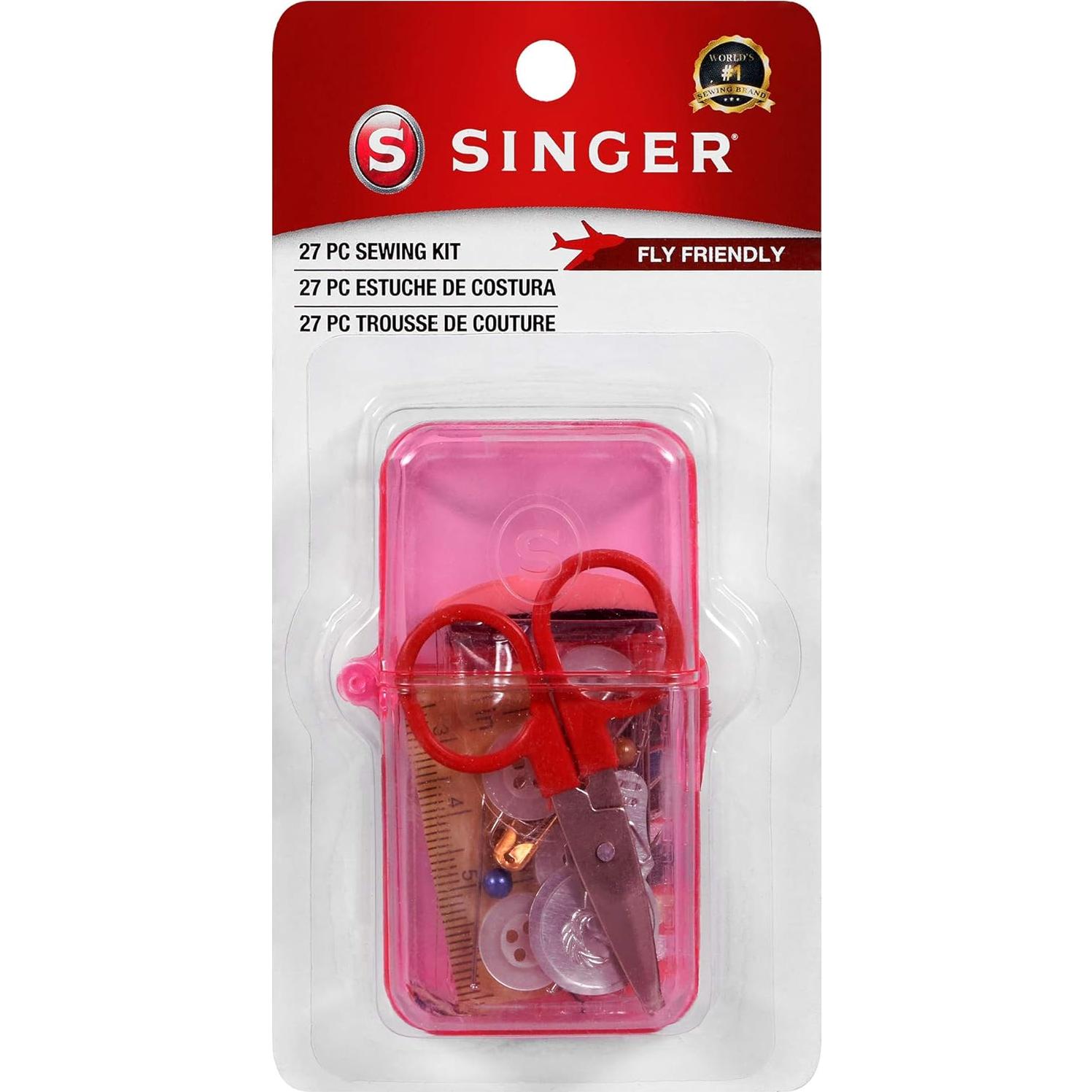 Kit de Costura de Viaje SINGER 01927 Estuche Vibrante
