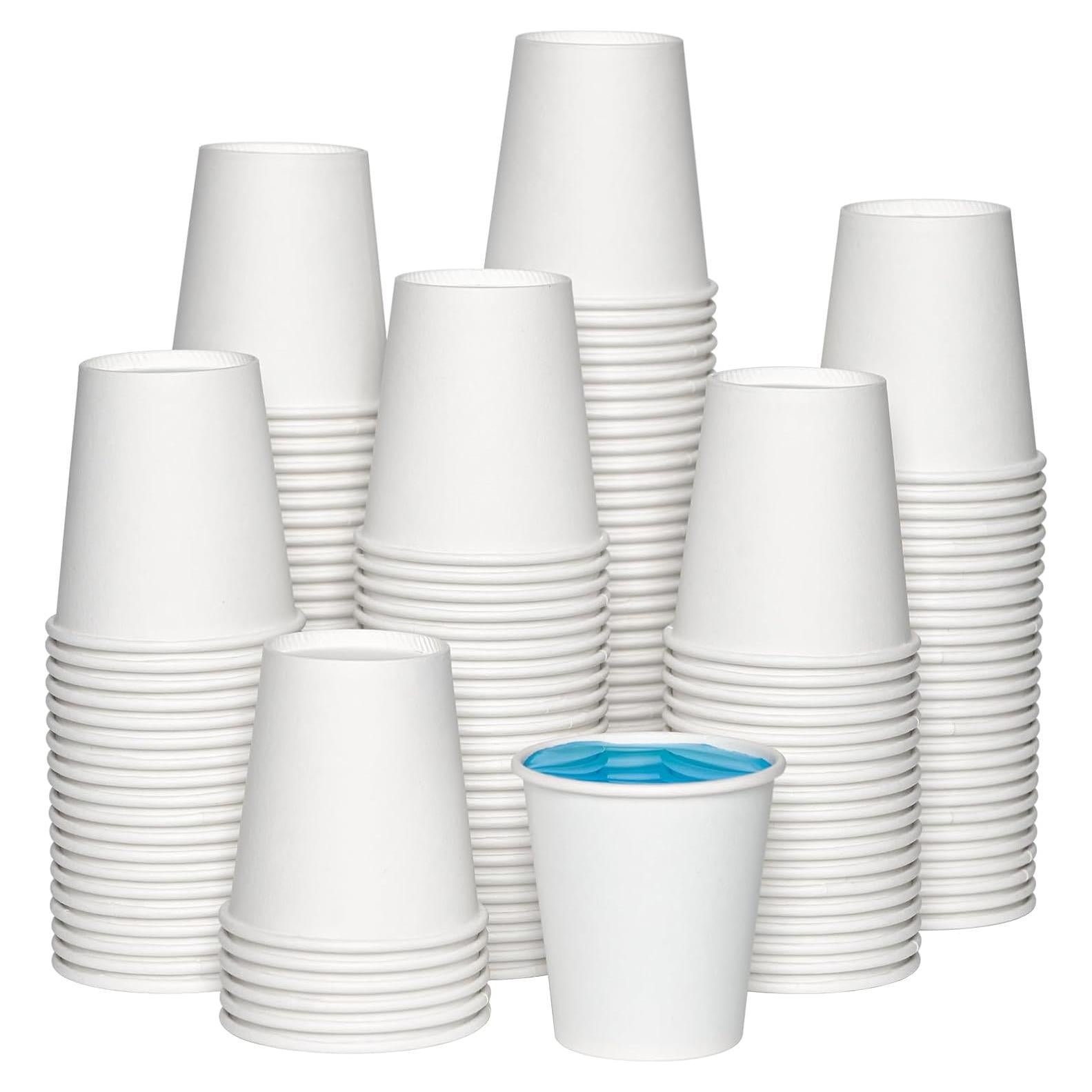 Tazas de Papel Desechables JOLLY CHEF 3oz 300 Paquetes