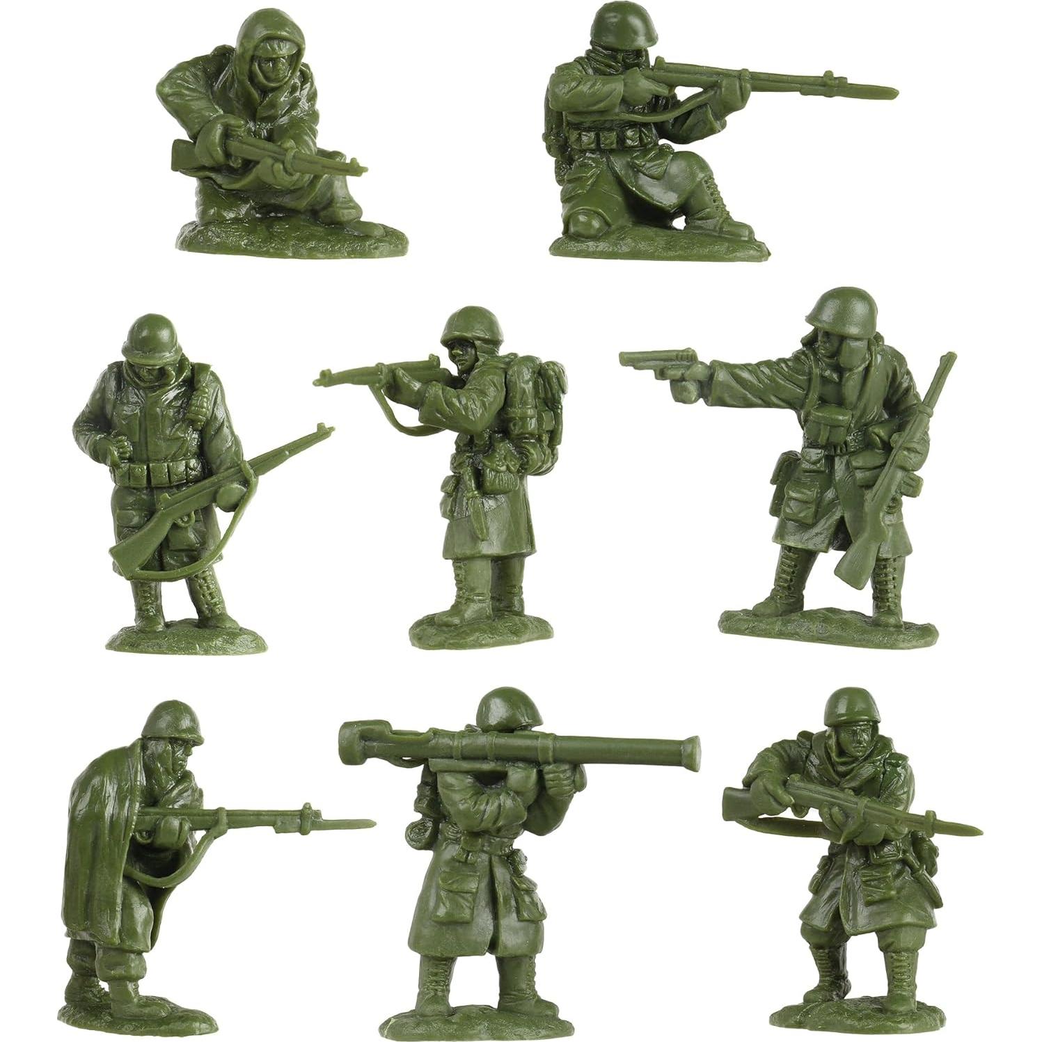 Figuras de Soldados BMC Guerra de Corea 24 Piezas