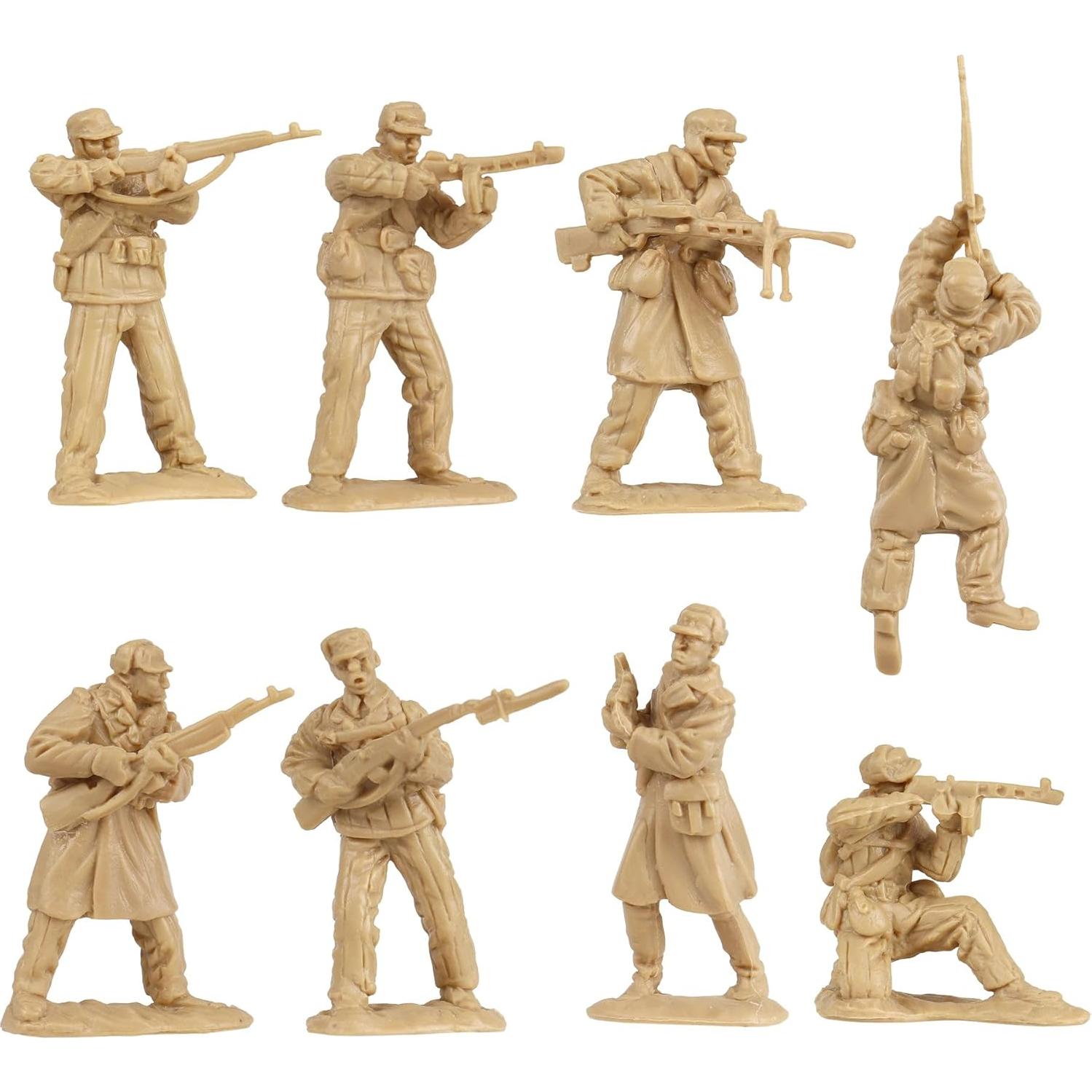 Figuras de Soldados BMC Guerra de Corea 24 Piezas