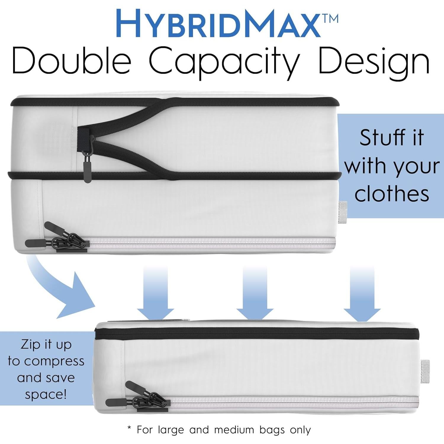 Set de 8 Cubos de Compresión Well Travelled - Viaje Organizado