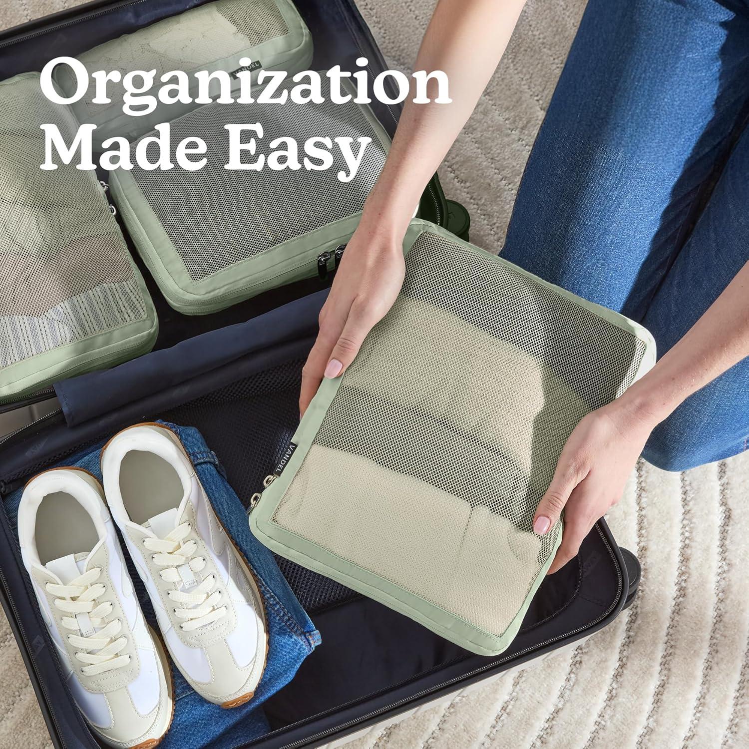 Cubes de Compresión Vandel 4-Pack Nylon Antibacteriano