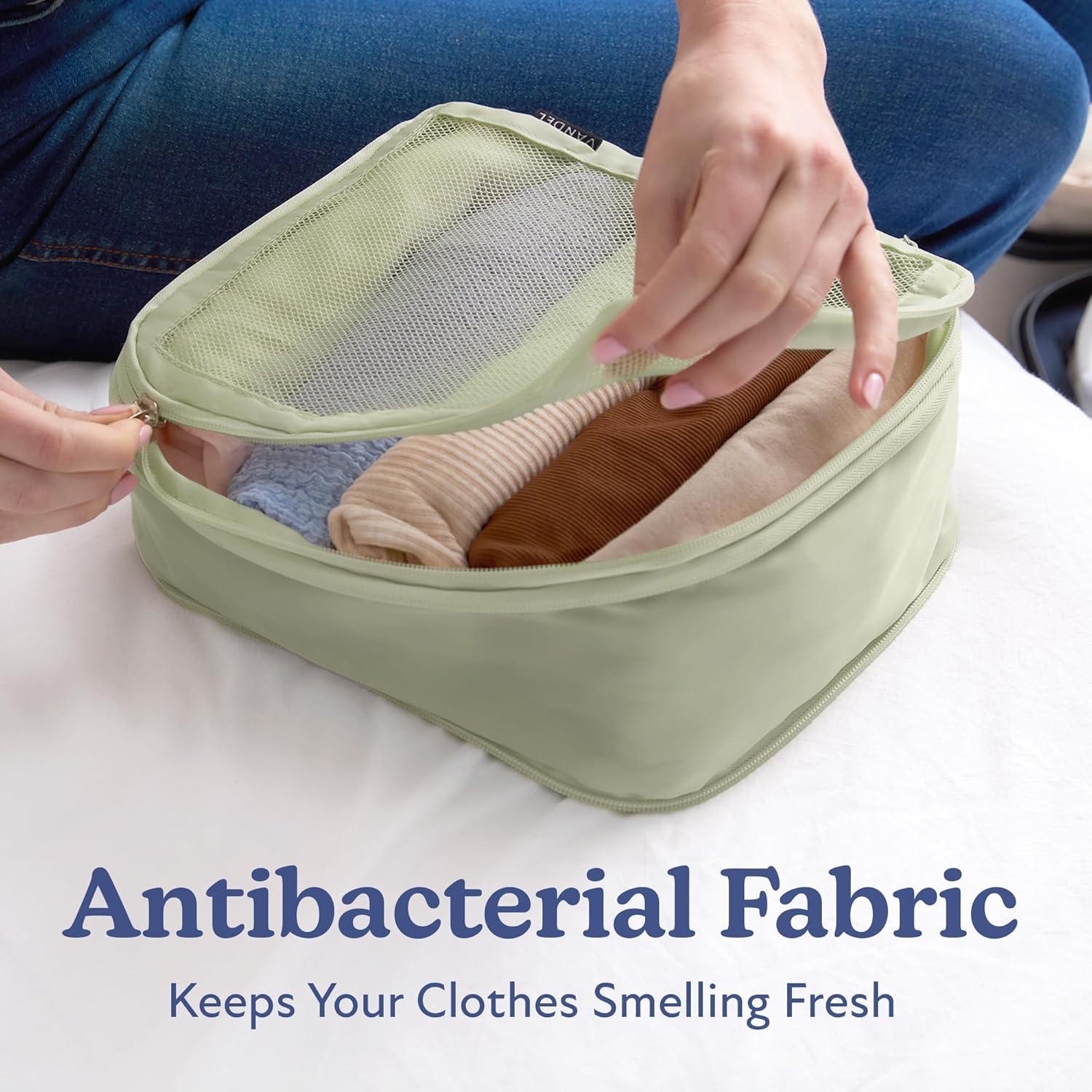 Cubes de Compresión Vandel 4-Pack Nylon Antibacteriano