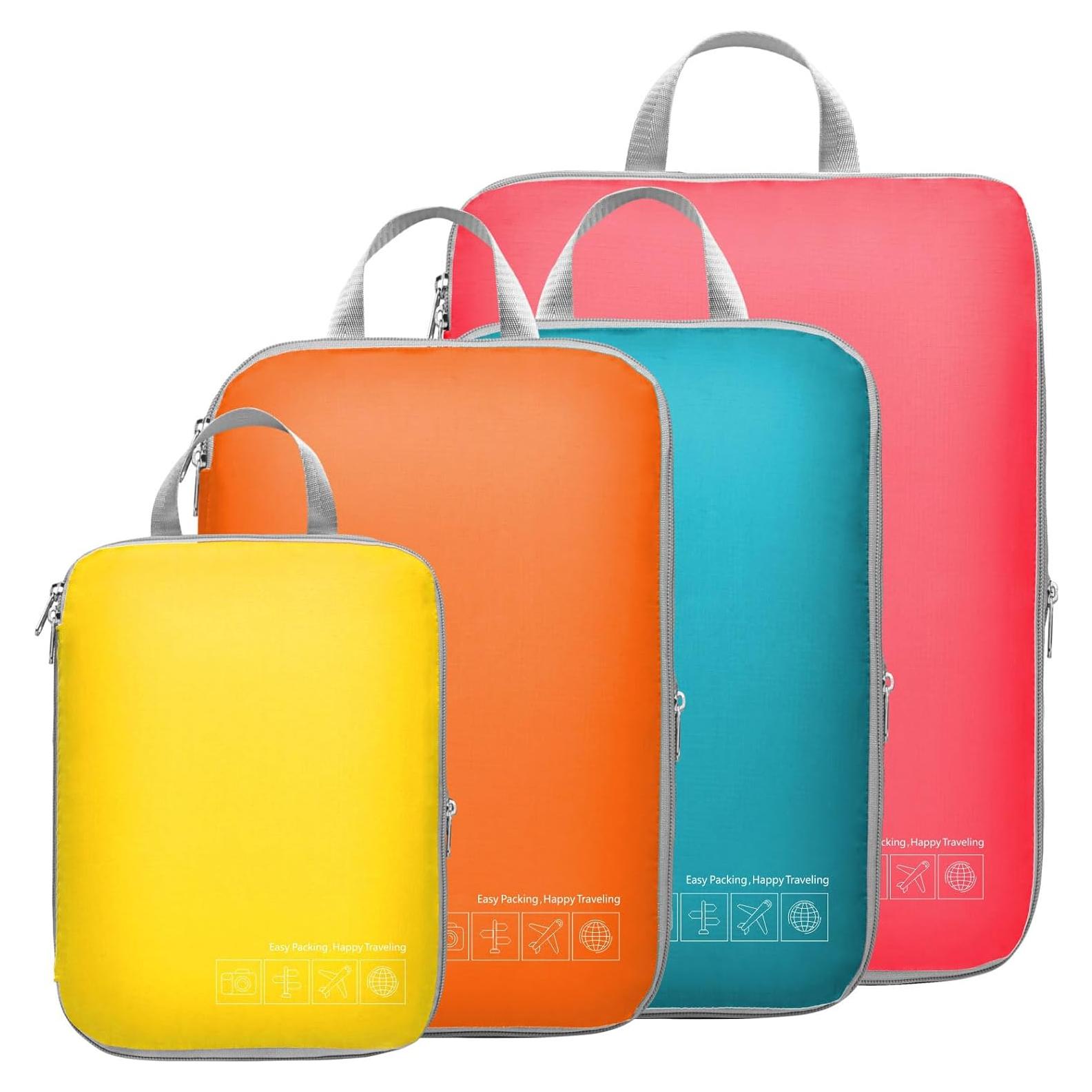 Cubos de Compresión Cambond 4 Set Viaje Organizador 45x32 cm