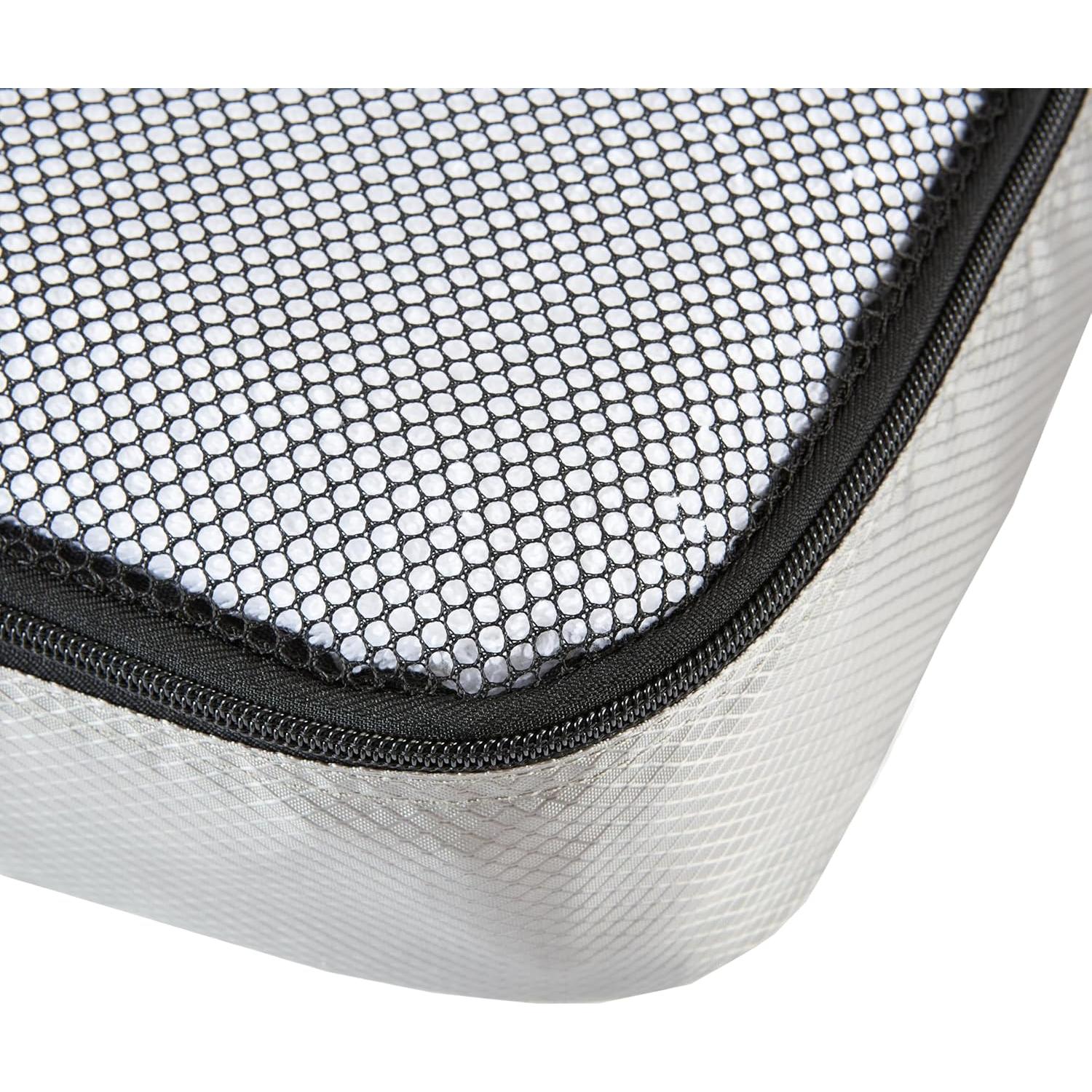 Organizadores de Equipaje Amazon Basics 4 Piezas Grande Gris