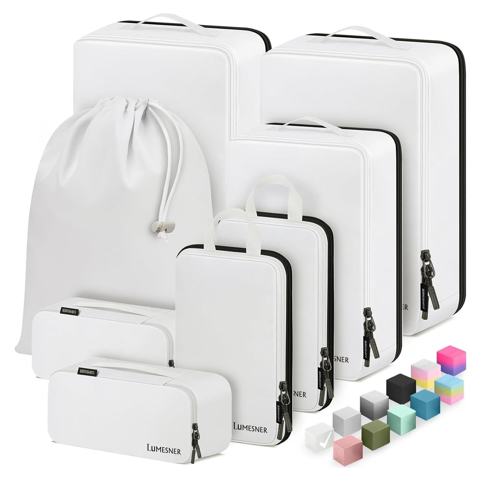 Juego de 8 Cubos de Compresión Velaybor para Viajes