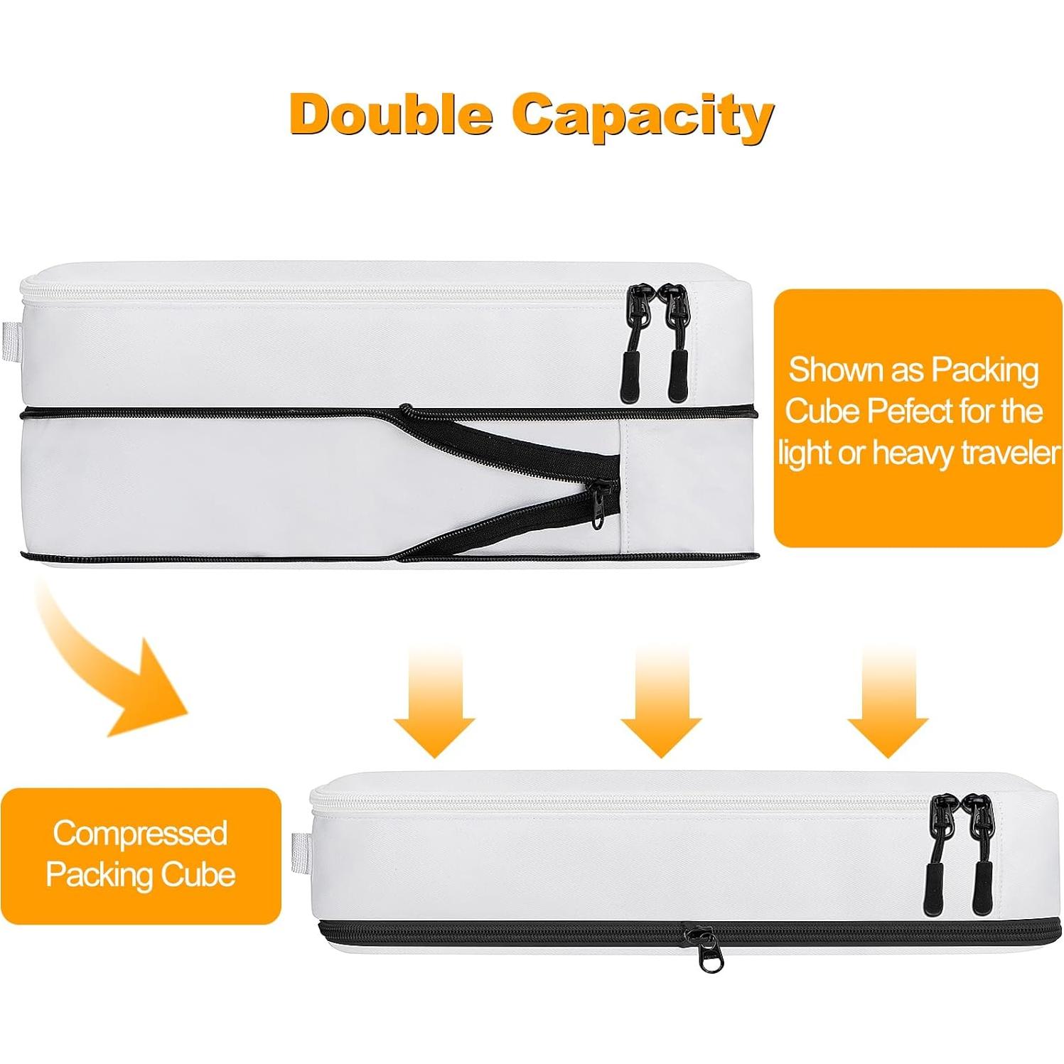 Juego de 8 Cubos de Compresión Velaybor para Viajes