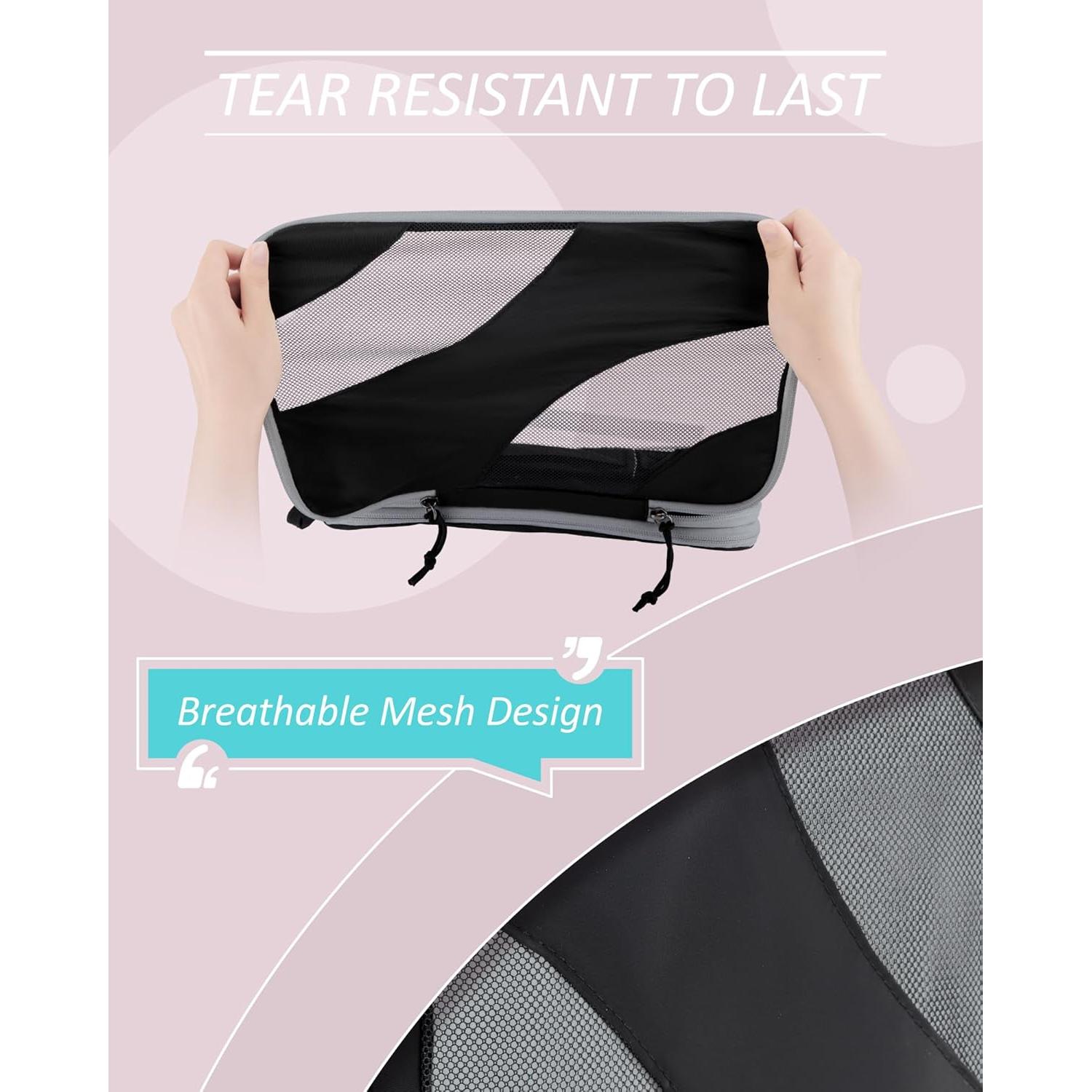 Cubos de Compresión BAGSMART 6 Set para Equipaje 29x40cm