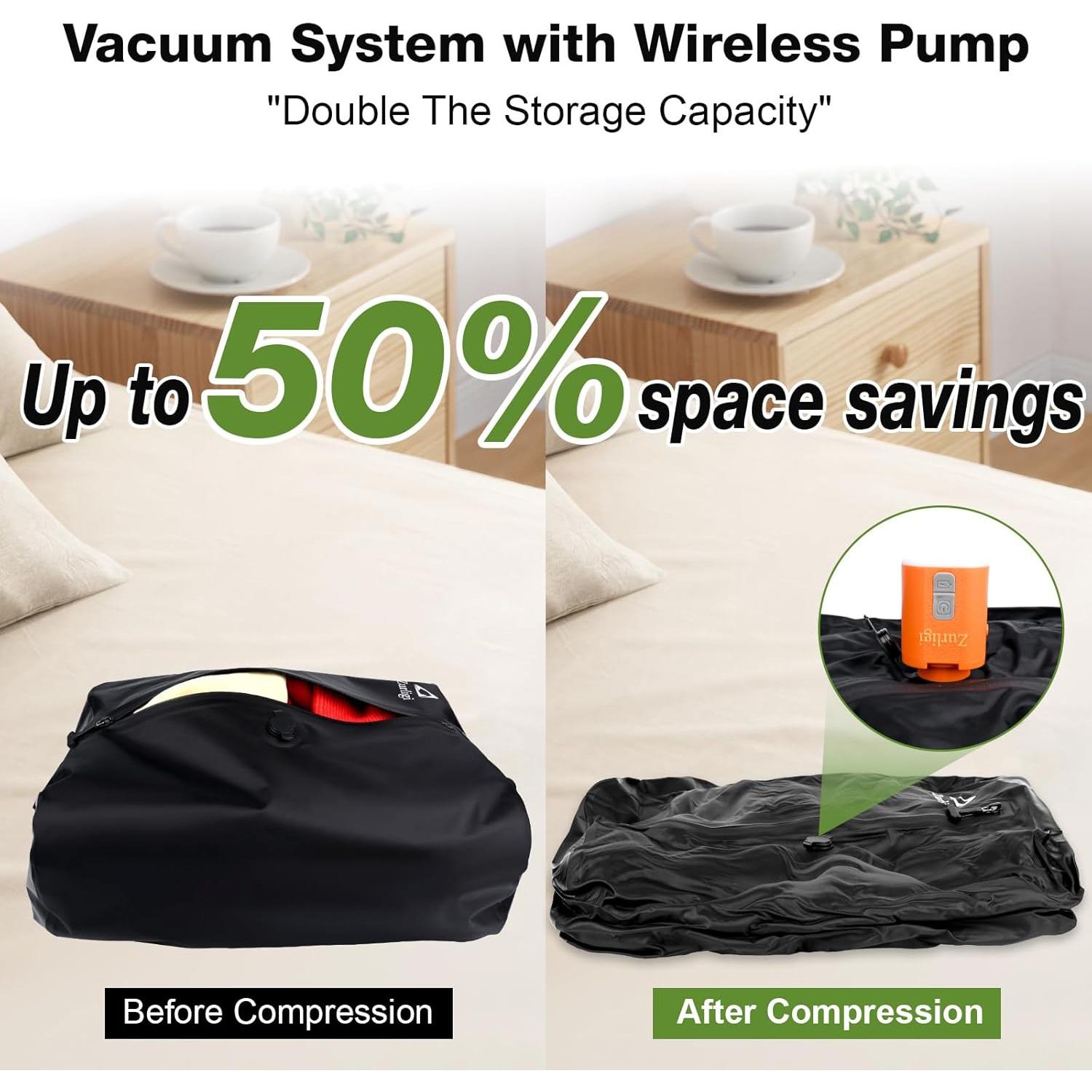 Bolsas de Vacío Zurligi 14x18 Pulgadas con Correa Ajustable