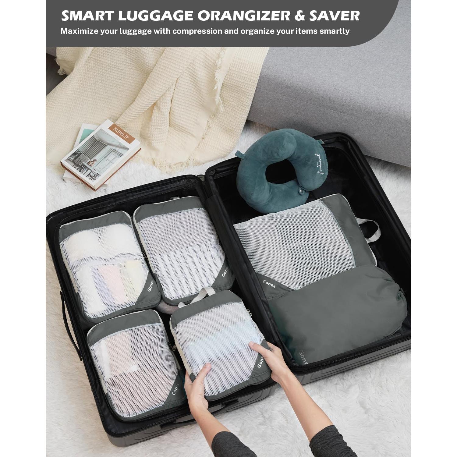 Cubos de Compresión Gonex 6 Piezas para Empacar