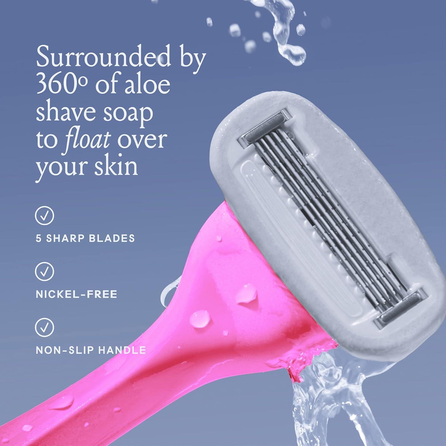 Kit Afeitado Billie Mujeres - 4 Recambios 5 Cuchillas DreamPop