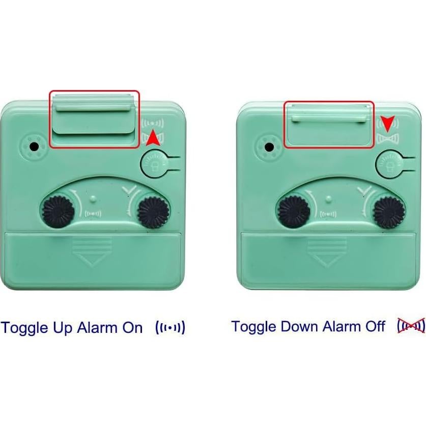 Reloj Despertador de Viaje Peakeep Aguamarina Silencioso