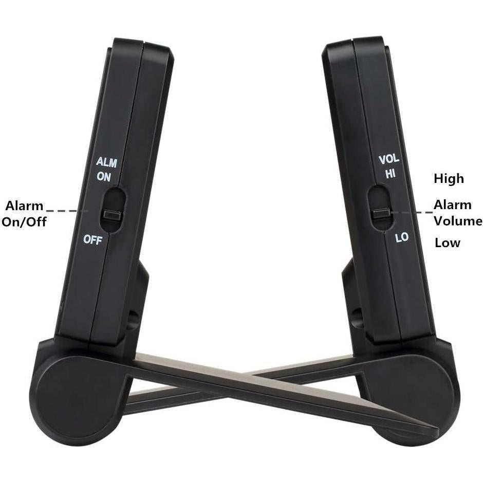 Reloj Despertador Digital FAMICOZY Compacto Negro