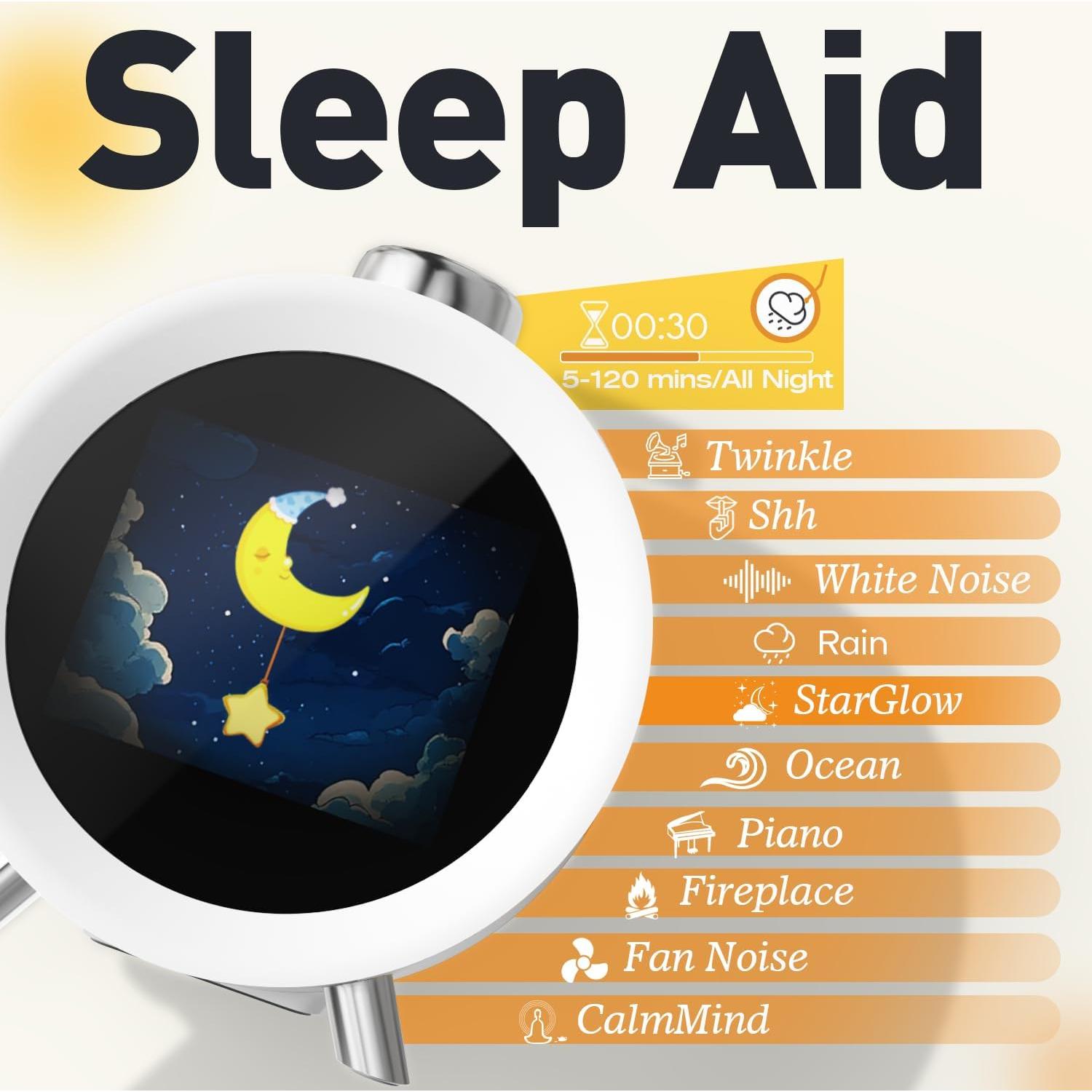 Reloj Despertador Digital MOMILLA 2.8" LCD Colorido