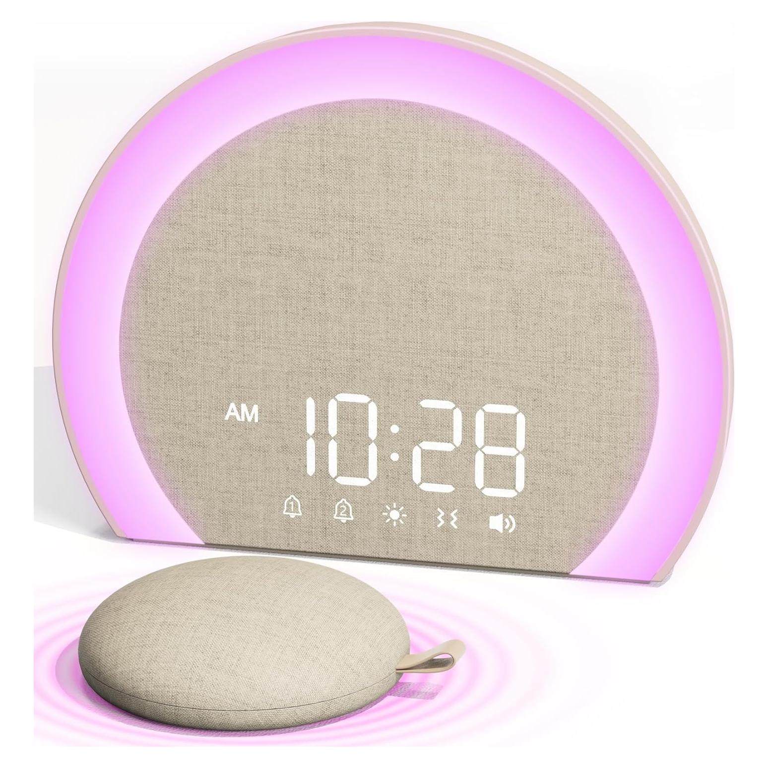 Reloj Despertador ANJANK KX213 con Vibrador y Luz Nocturna