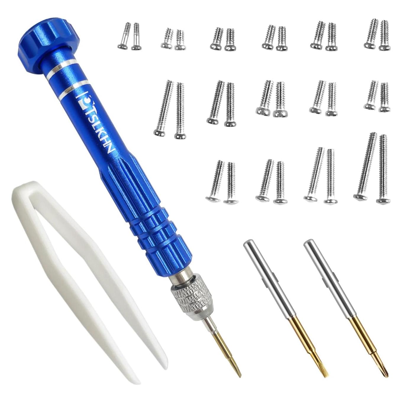 Kit de Reparación de Gafas PTSLKHN 2 en 1 con Tornillos