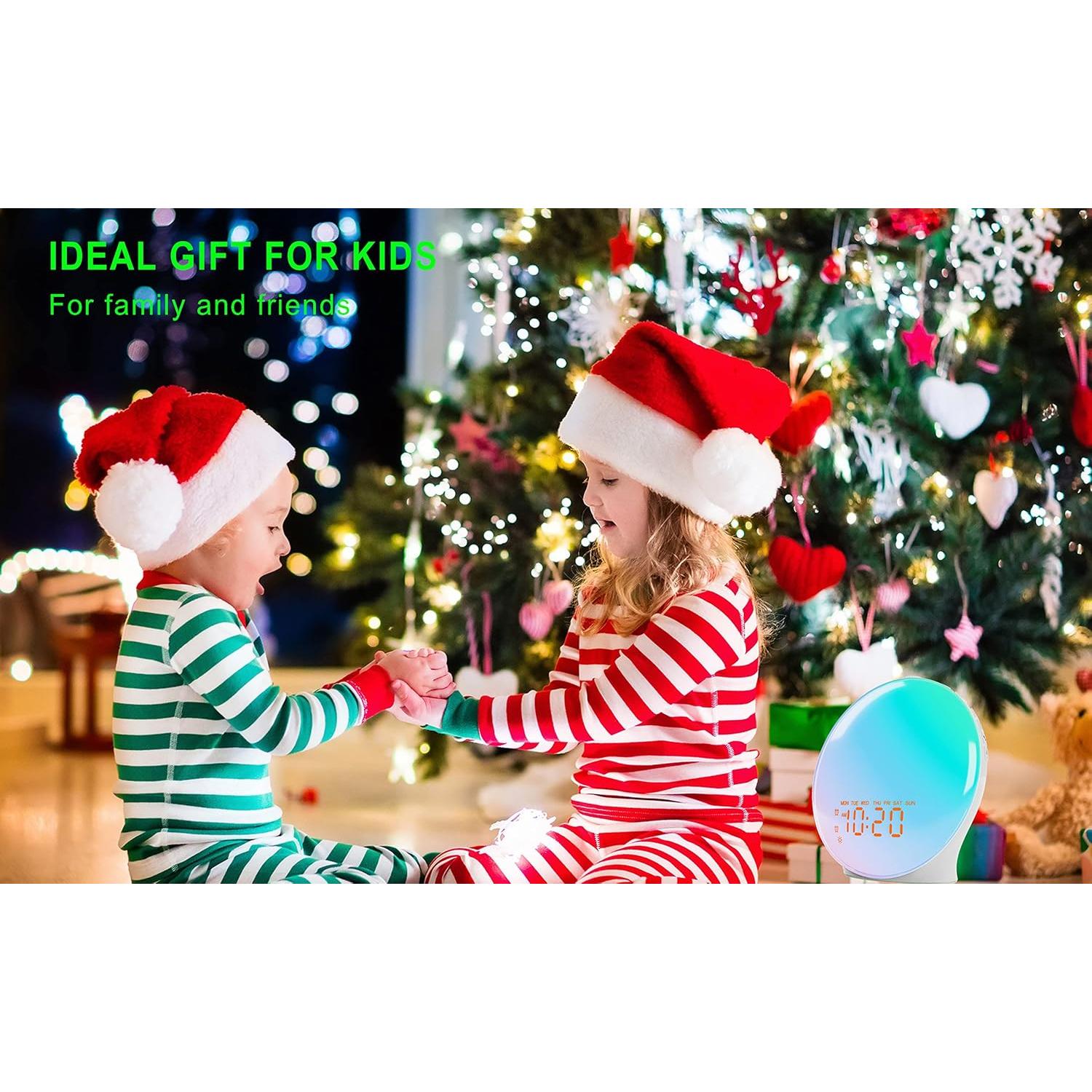 Despertador Luz Amanecer JALL K8, 17 Luces, Bluetooth 5W