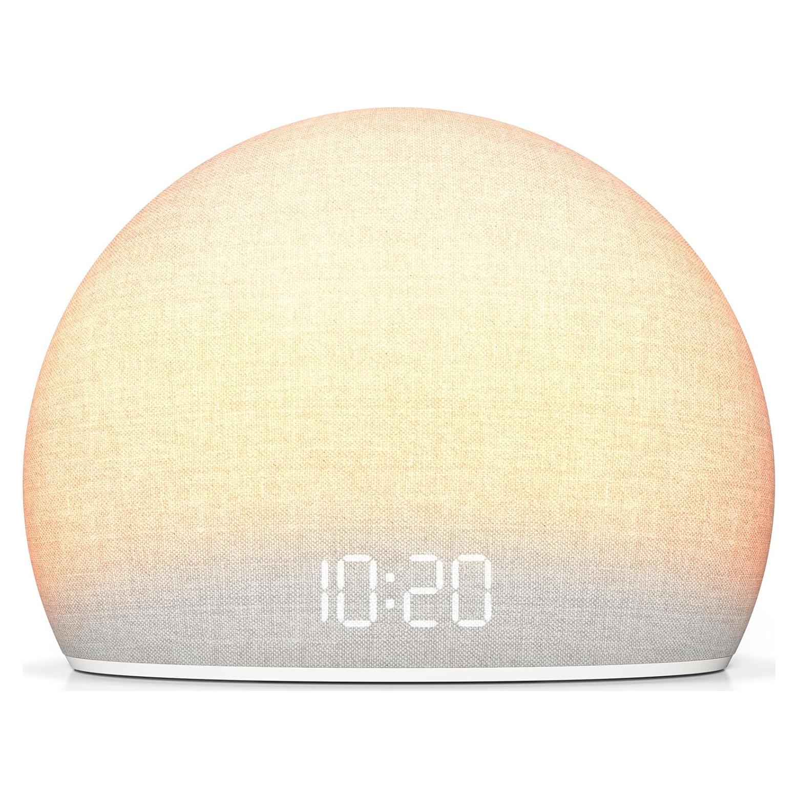 Reloj Despertador HOUSBAY con Sonidos Naturales y Luz