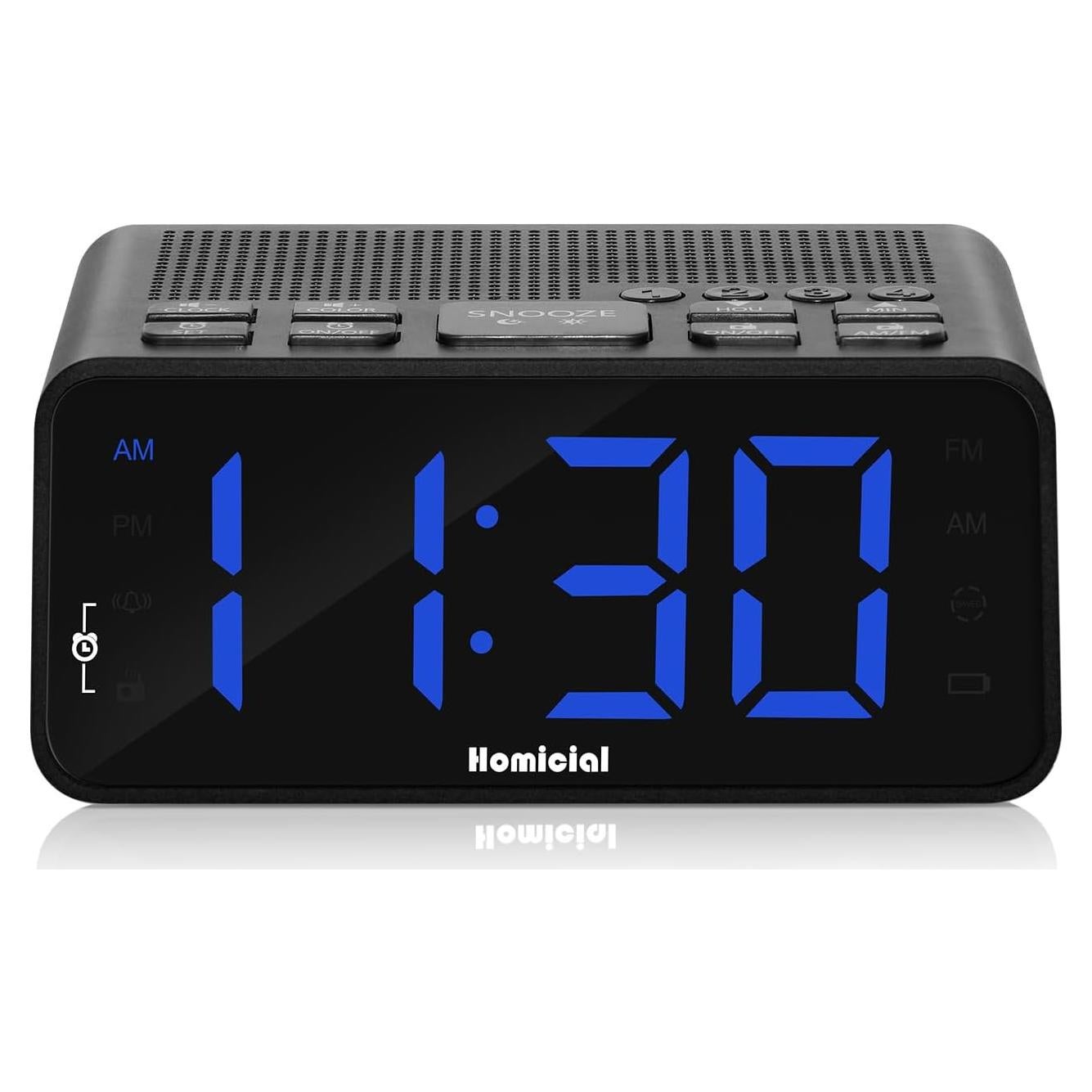 Reloj Despertador Digital Homicial H251 con Radio AM/FM