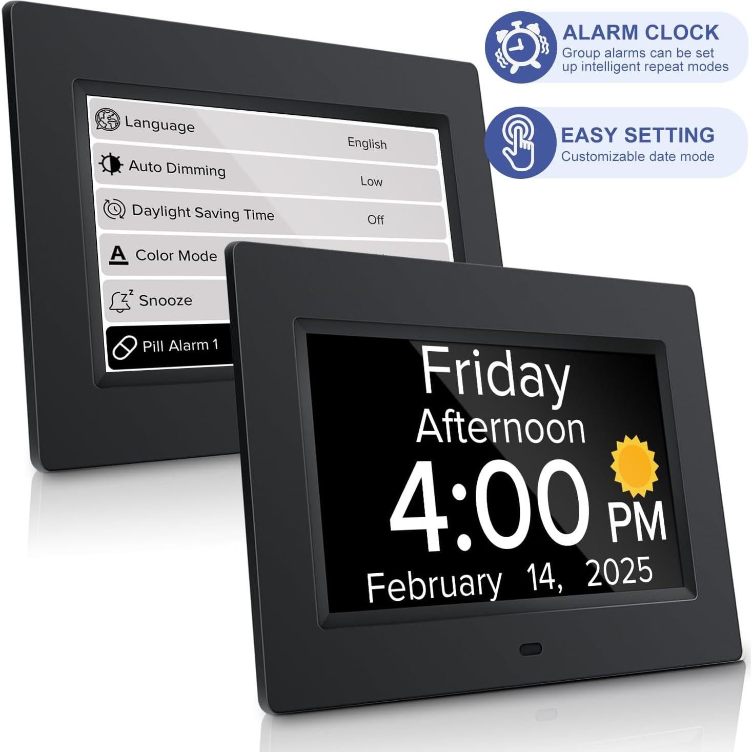 Reloj Despertador Digital Mitoart para Ancianos con Voz