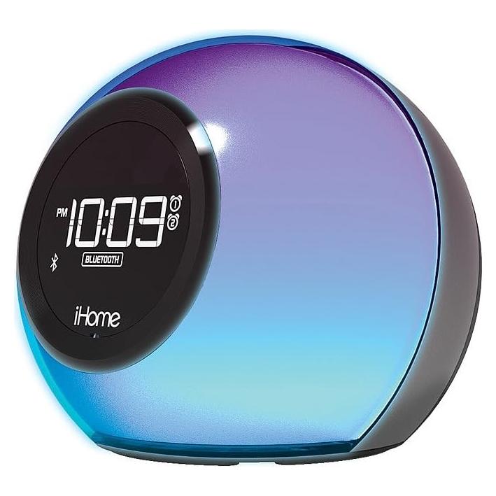 Reloj Despertador iHome IBT29 con Altavoz Bluetooth y Luz