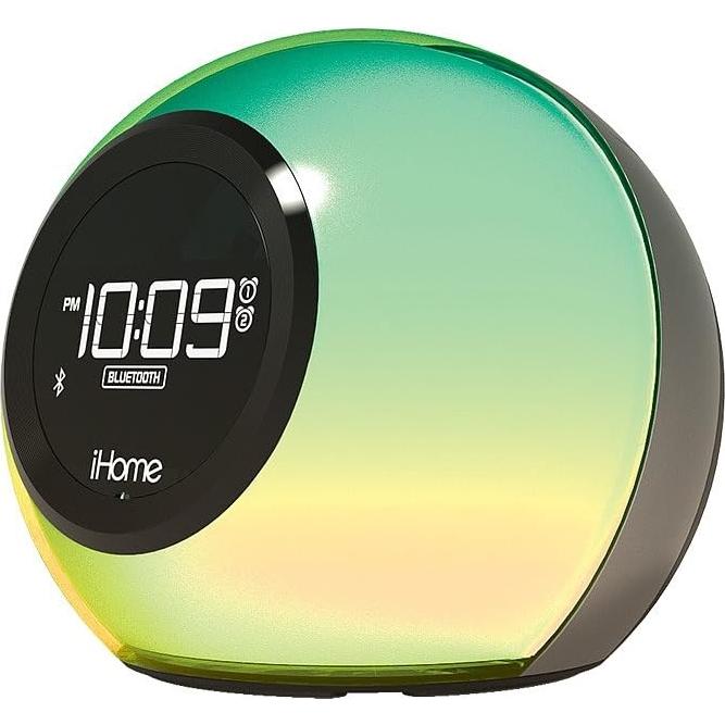 Reloj Despertador iHome IBT29 con Altavoz Bluetooth y Luz
