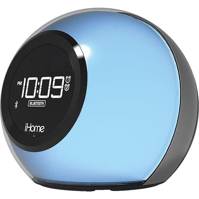 Reloj Despertador iHome IBT29 con Altavoz Bluetooth y Luz