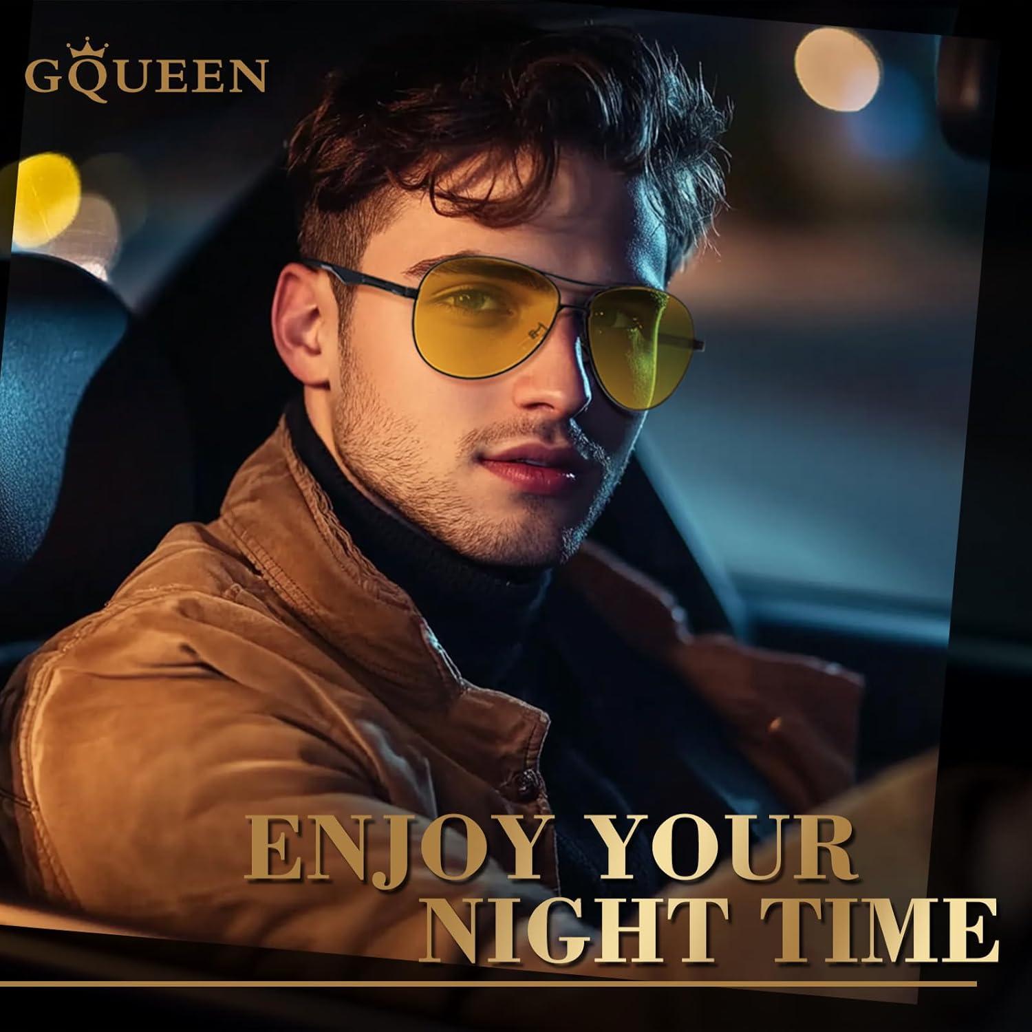 Gafas de Sol GQUEEN Polarizadas Estilo Militar 62mm