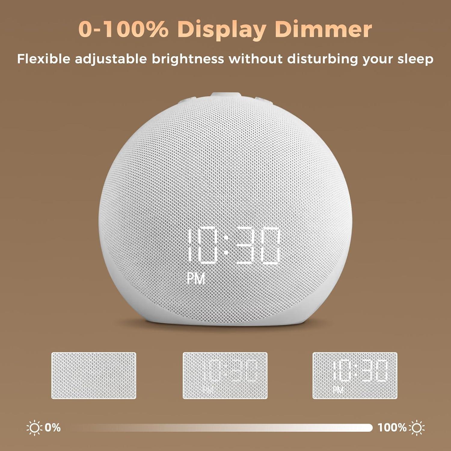 Reloj Despertador Bluetooth Acedeck H04 con Ruido Blanco