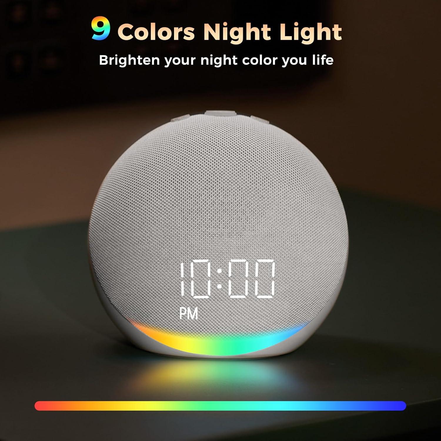 Reloj Despertador Bluetooth Acedeck H04 con Ruido Blanco