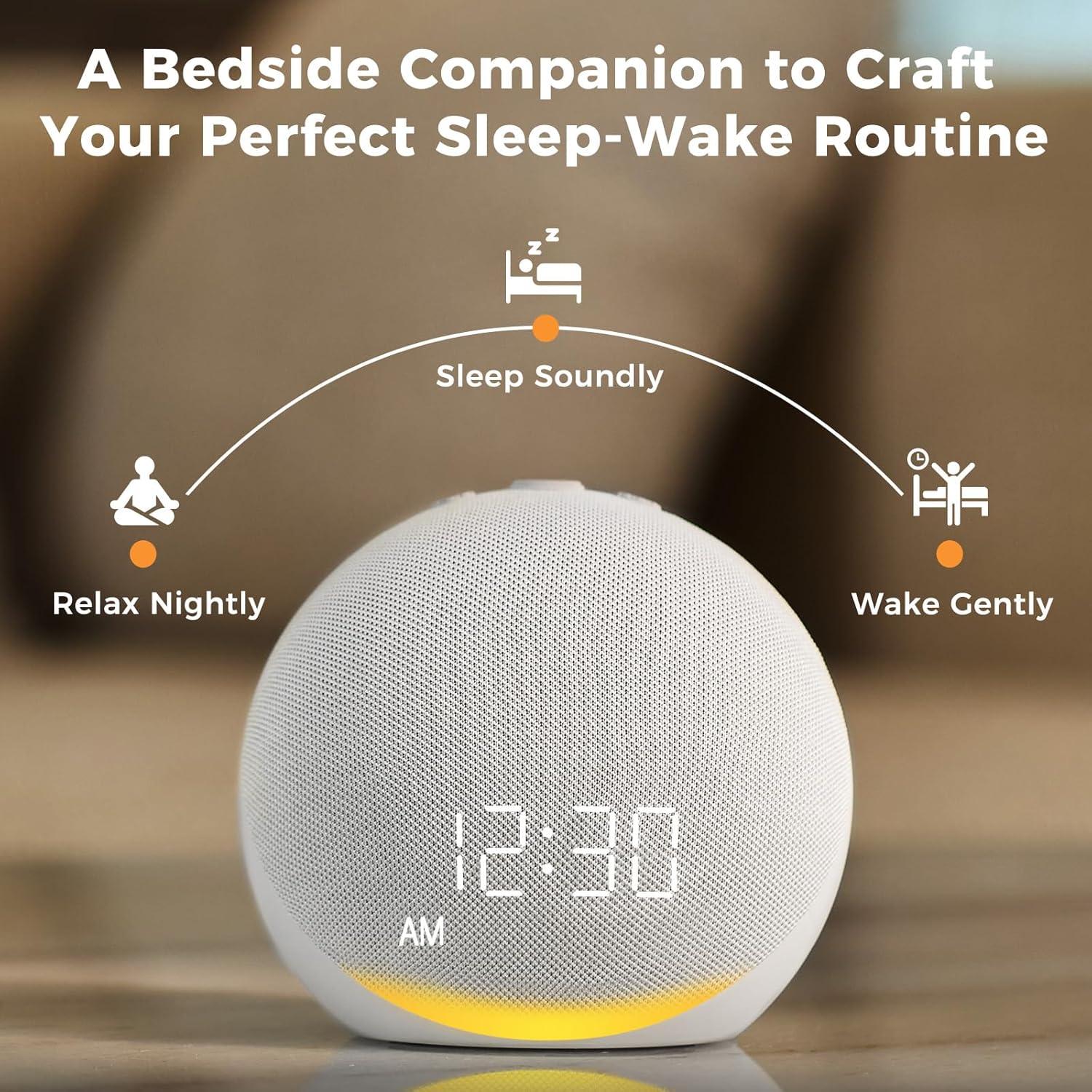 Reloj Despertador Bluetooth Acedeck H04 con Ruido Blanco