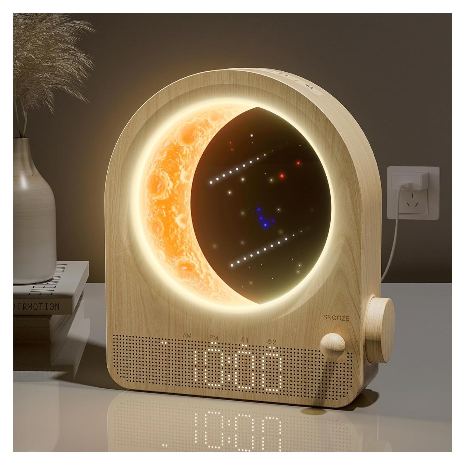 Despertador de Amanecer Blonbar con Luz de Luna Regulable