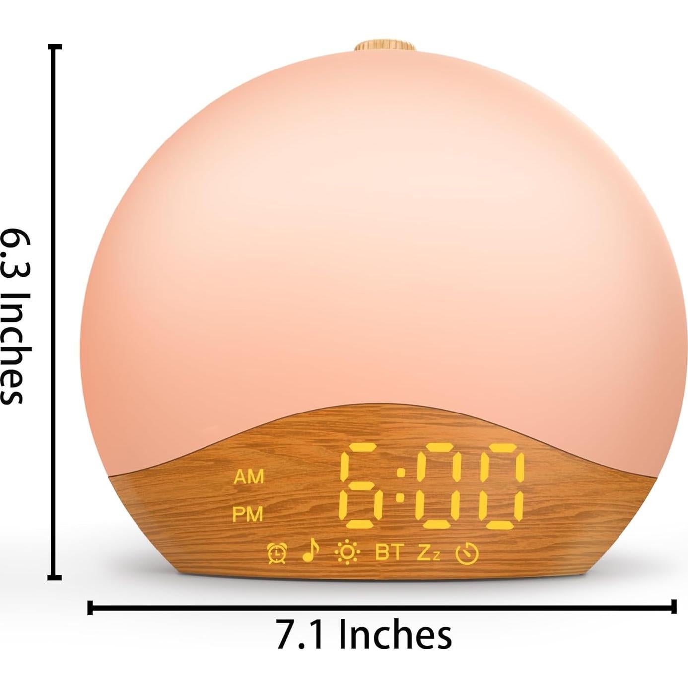 Despertador Luz de Amanecer JALL con Sonido Blanco y Bluetooth