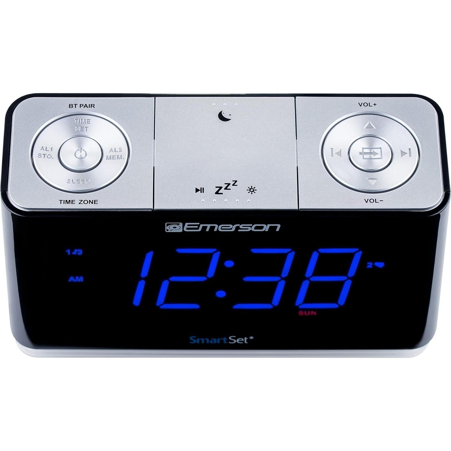 Reloj Despertador Emerson CKS1507 Bluetooth LED 1.4"